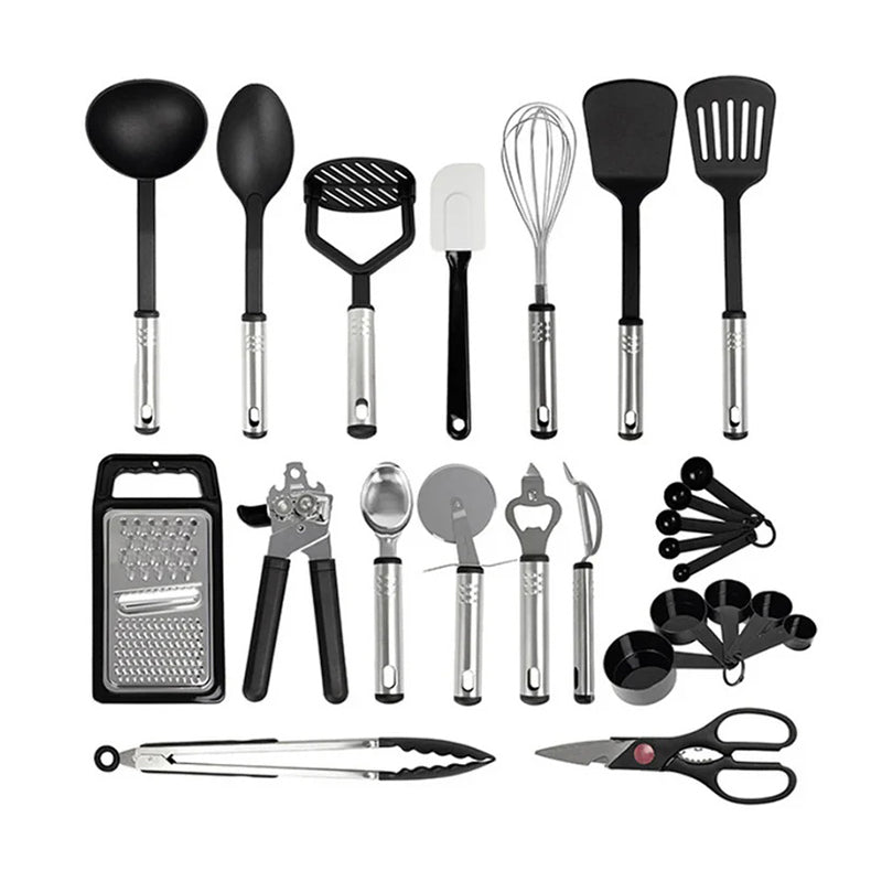 17PCS Cooking Utensil Plastic Kitchen Tool Utensil Cutlery Set