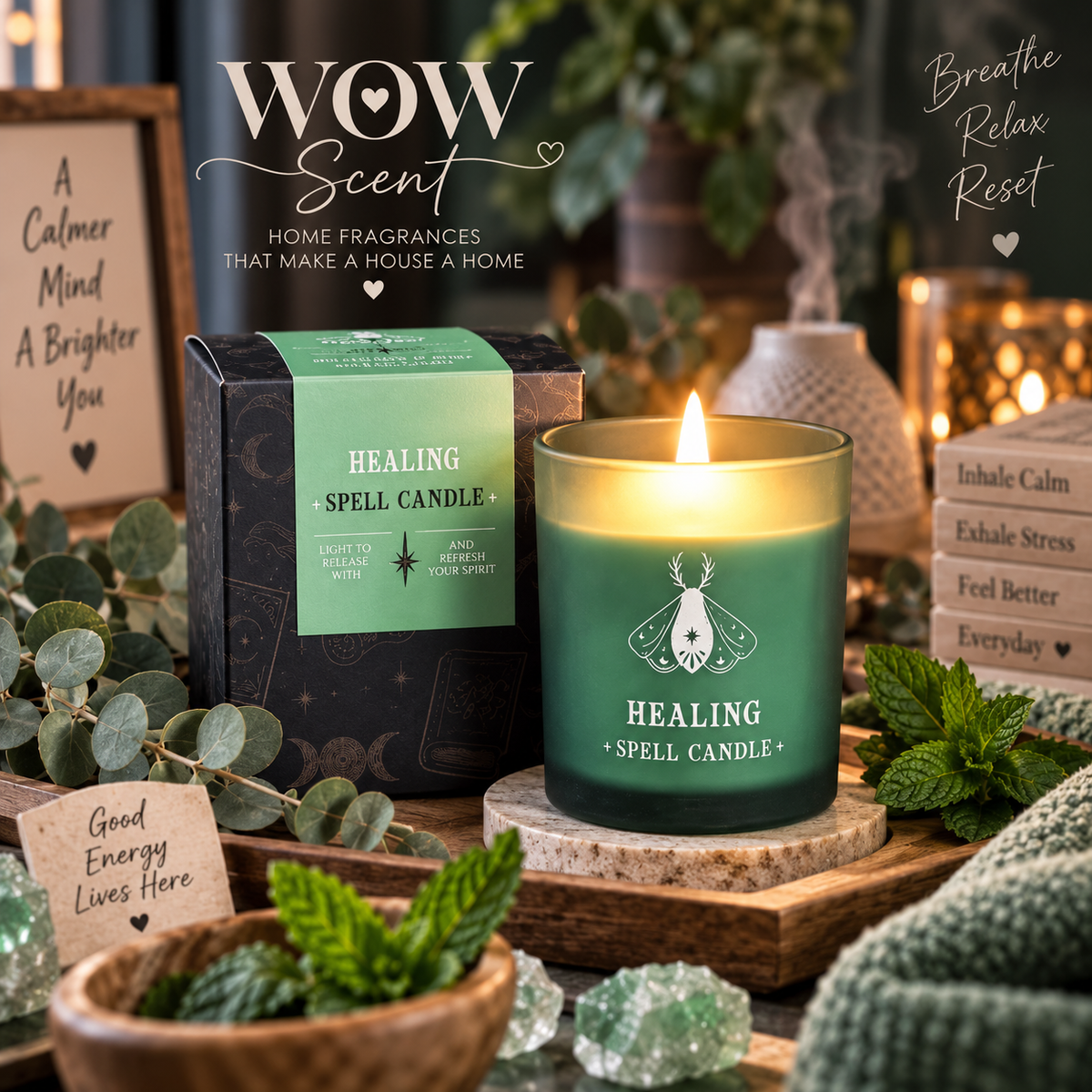 Healing Spell Candle | Mood Collection | WOWscent