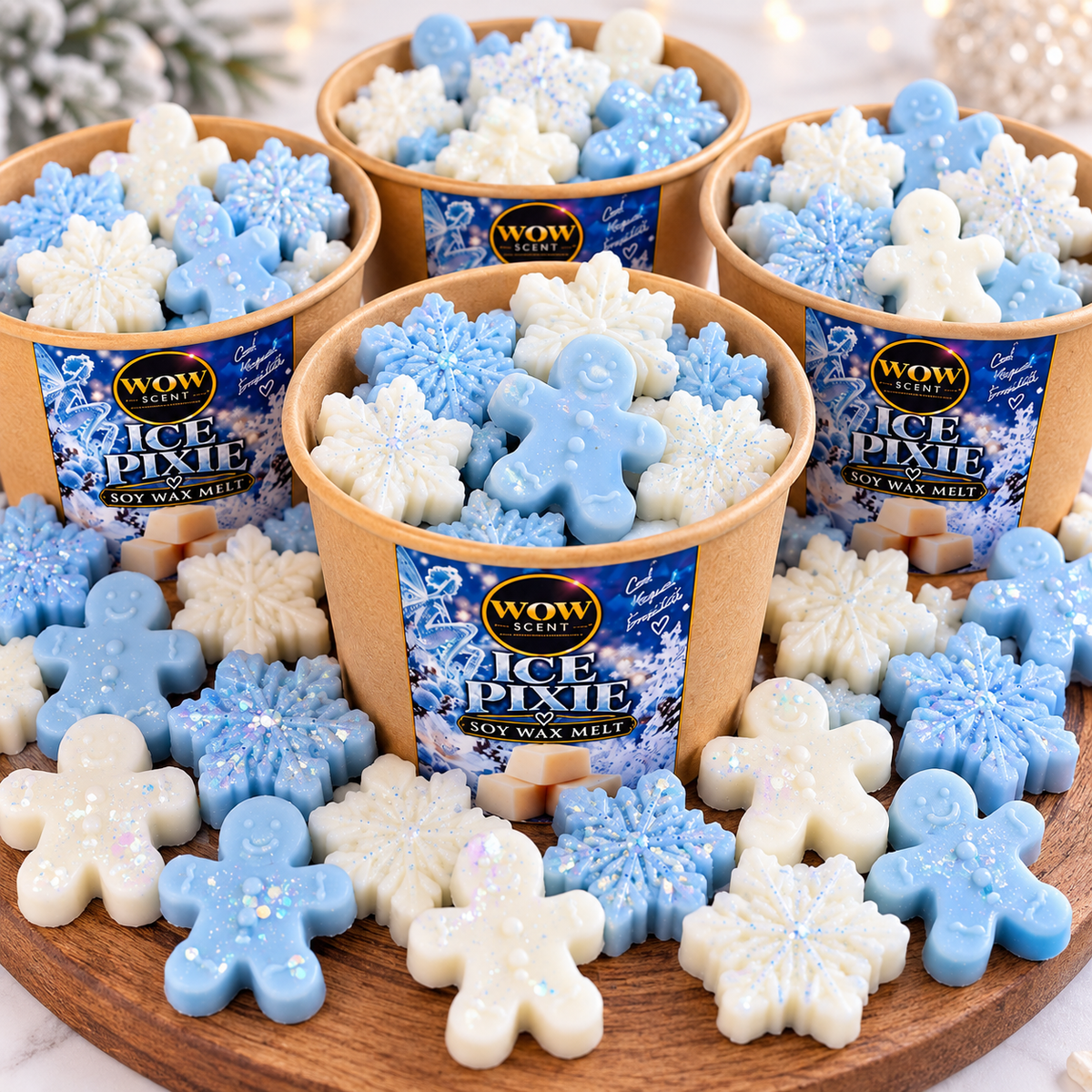 Christmas Wax Melt Shape Scoopies | Festive Scented Wax Melts