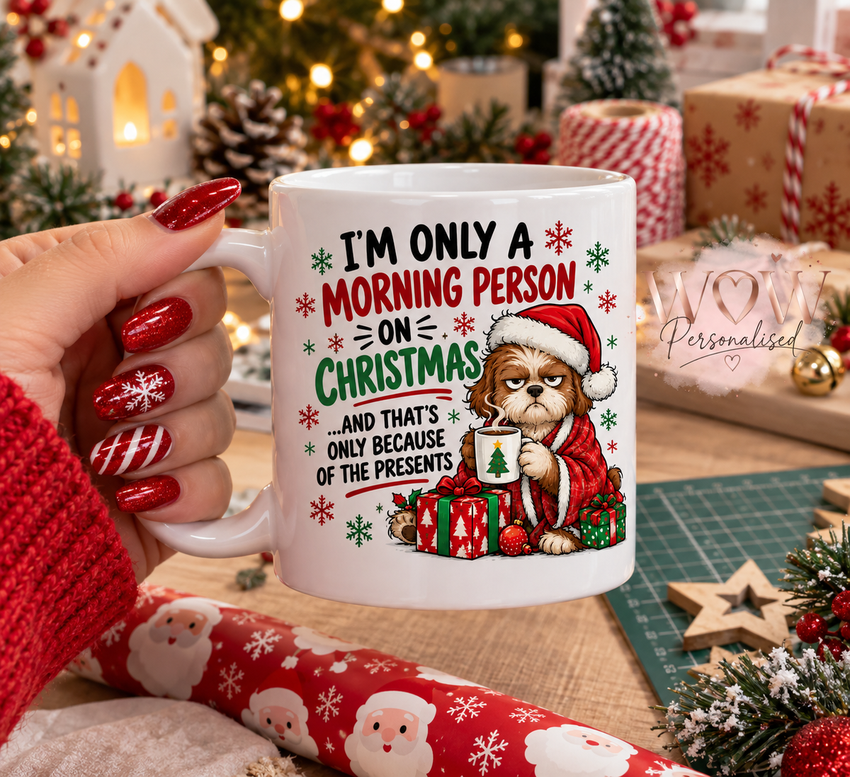 Funny Christmas Mug | Morning Person Christmas 11oz Mug