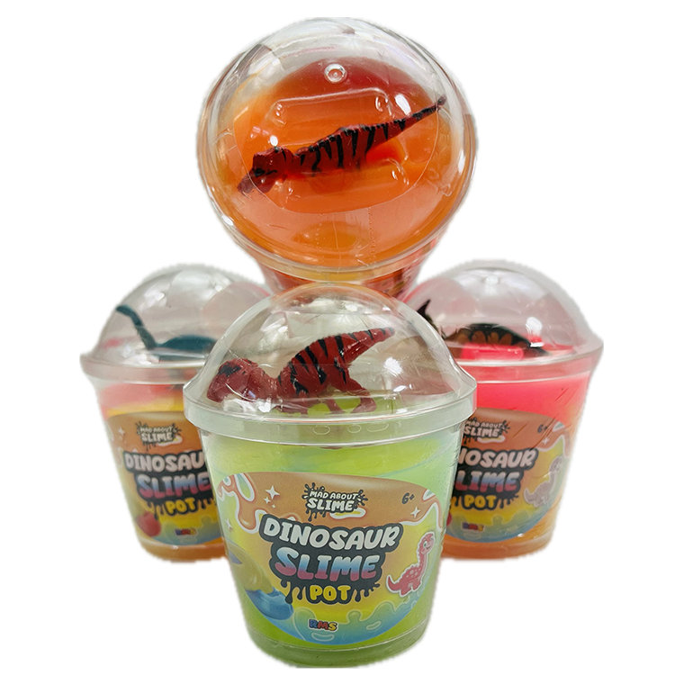 Dinosaur Deluxe Slime Pot + Figure