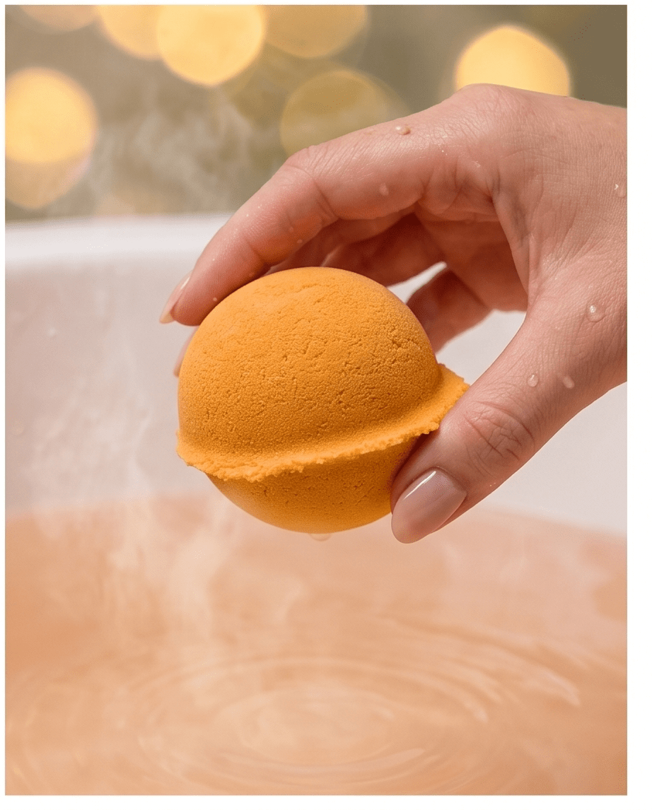 Peach Fuzz - Bath Bomb ๐