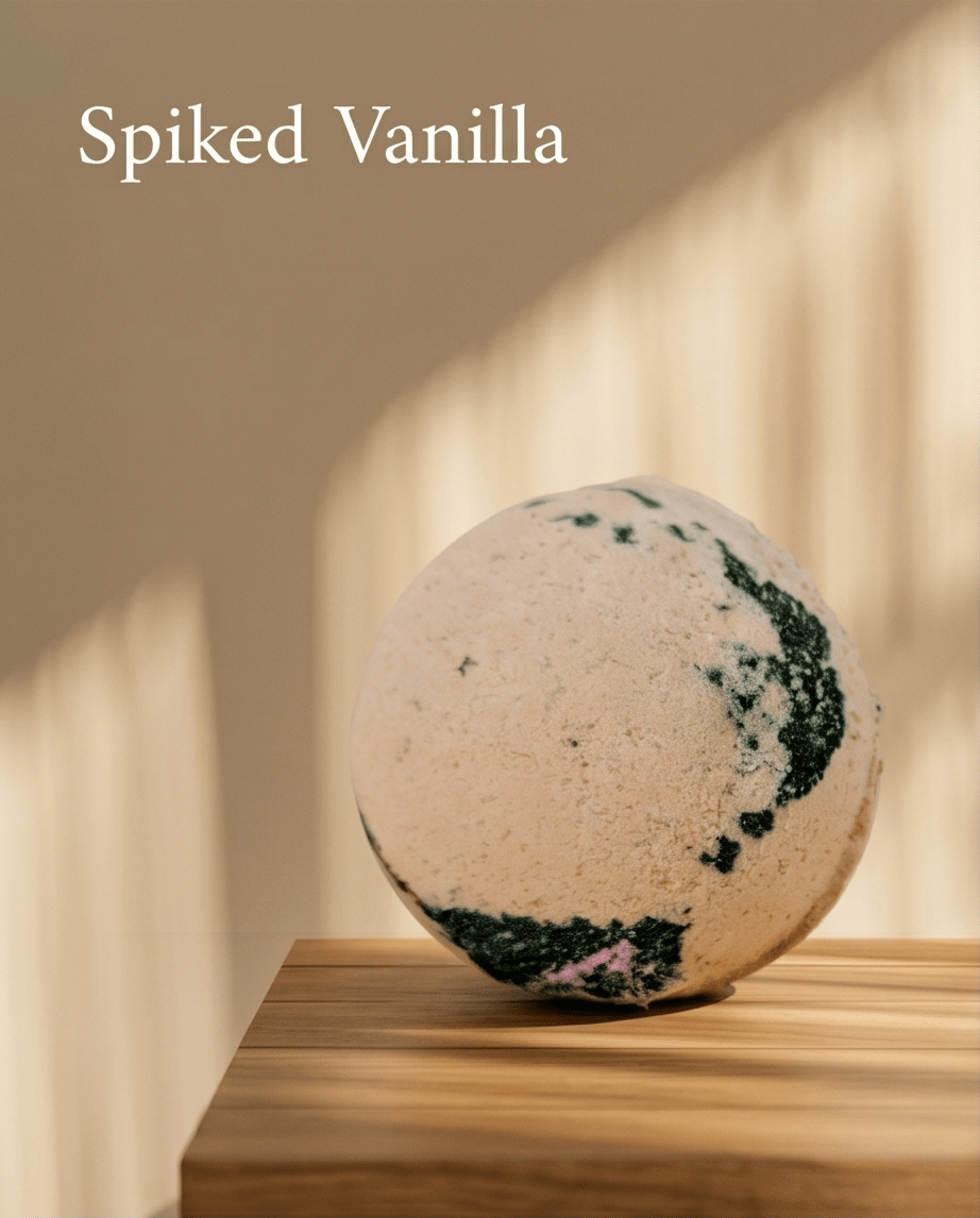 Spiked Vanilla Bath Bomb