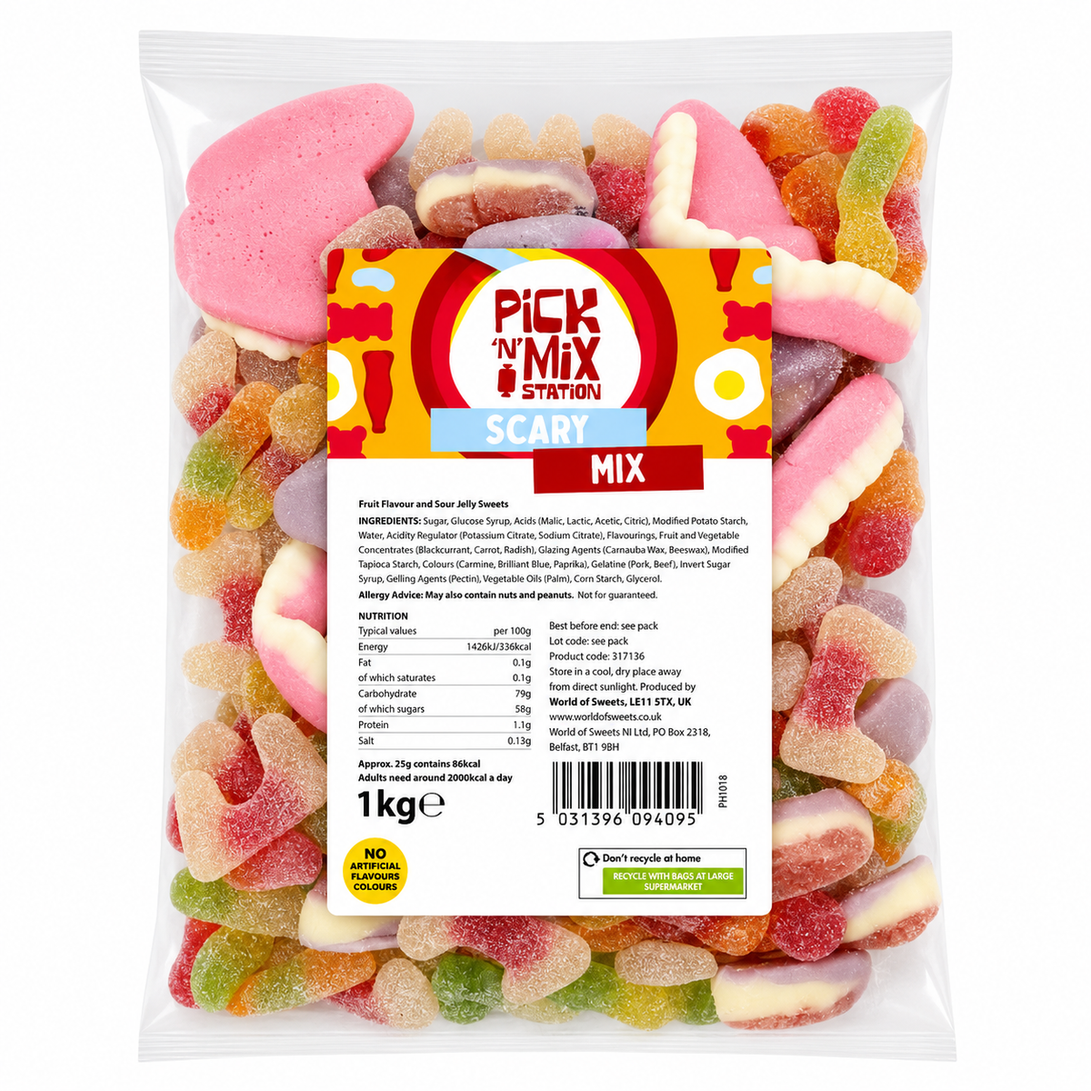 1kg Pick N Mix Sweets Bag