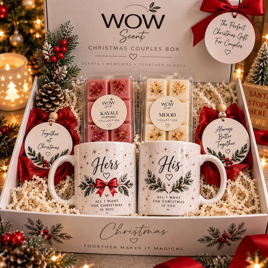 Christmas Couples Gift Box | His & Hers Mugs, Wax Melts & Ornaments