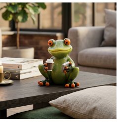 Frogs Life Coffee Holic Ornament