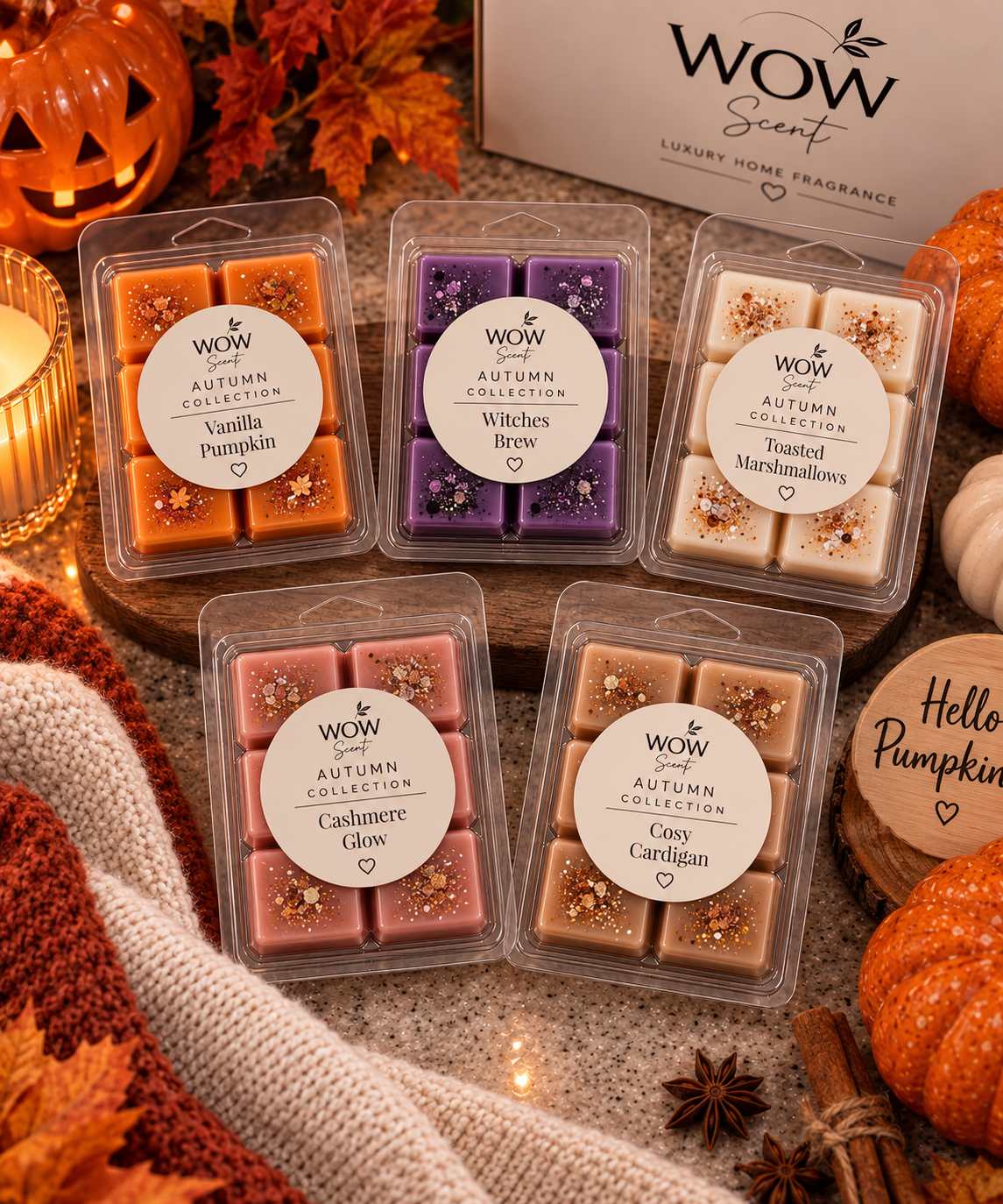 Autumn & Halloween Wax Melts | Cosy Seasonal Home Fragrance