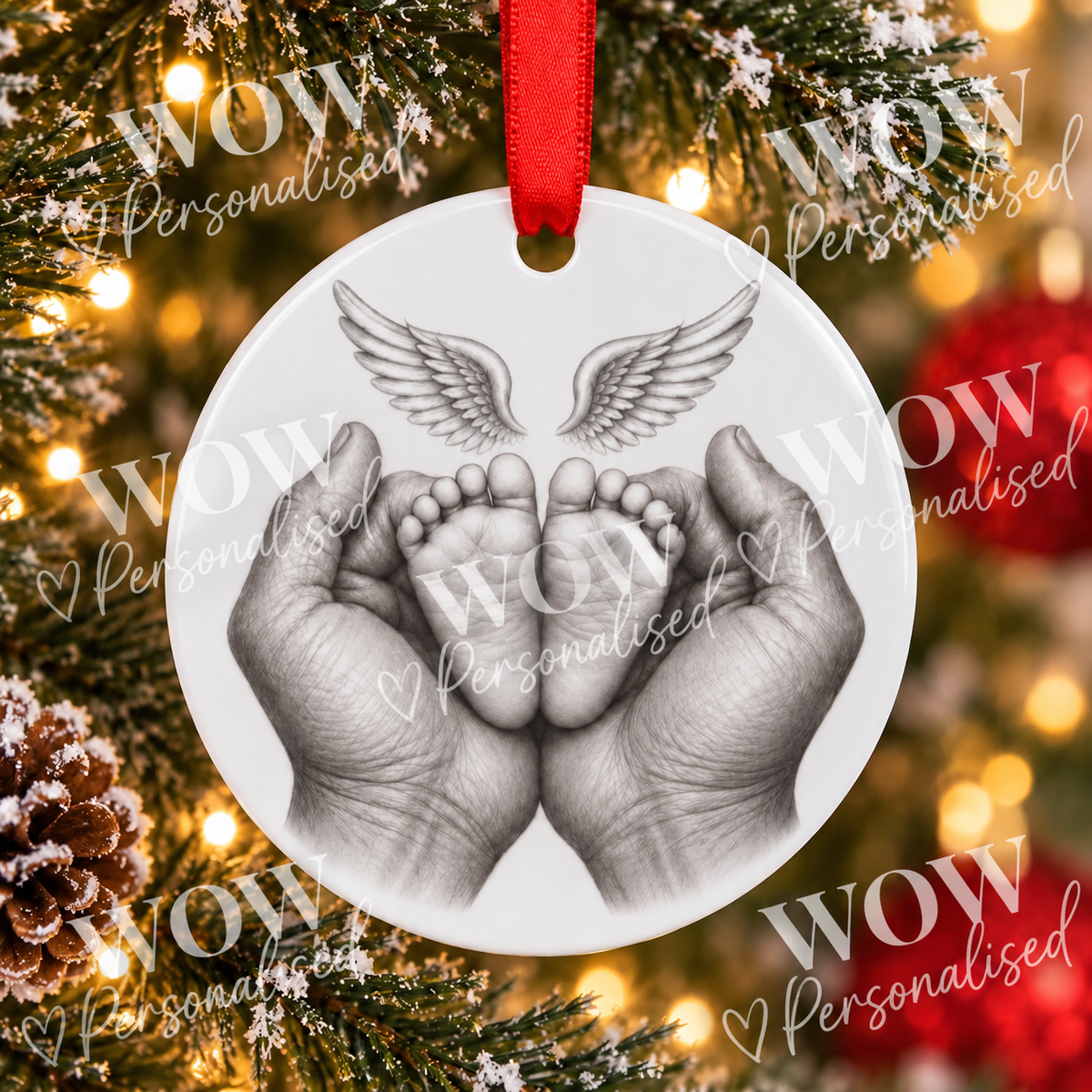 Baby Memorial Christmas Decoration | Angel Baby Keepsake