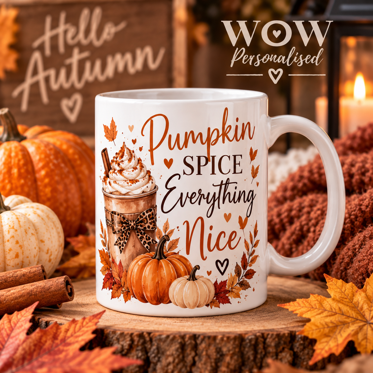 Pumpkin Spice Everything Nice 11oz Mug | Cosy Autumn Mug