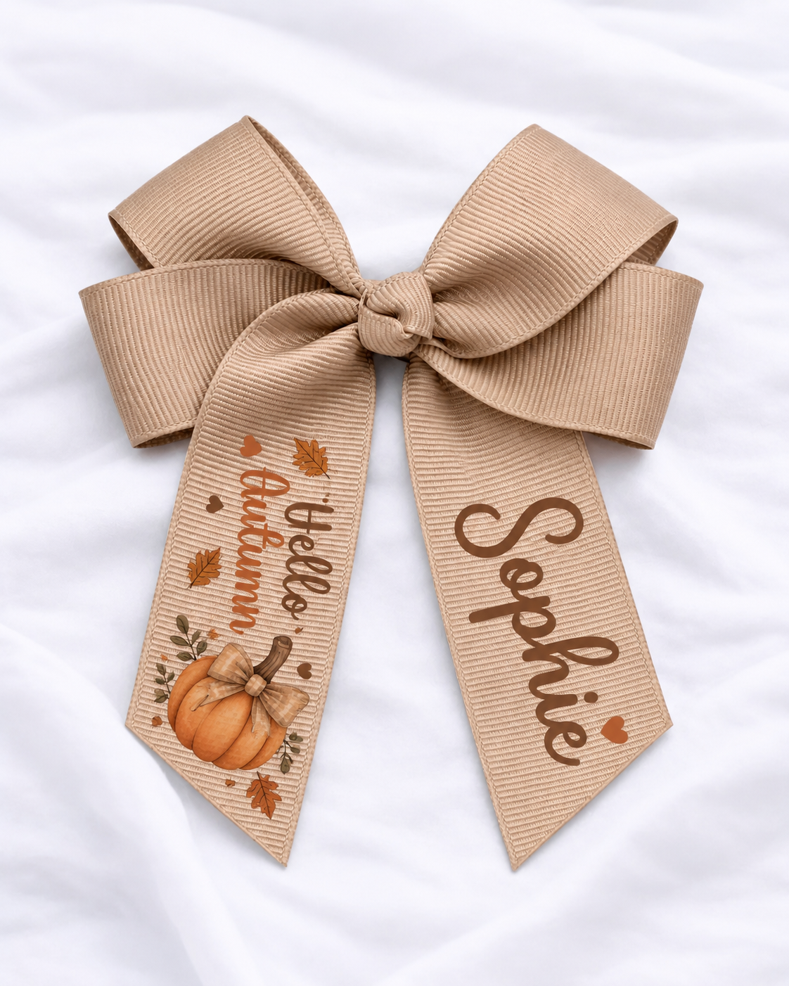 Personalised Girls Hair Bow | Custom Name Kids Bow