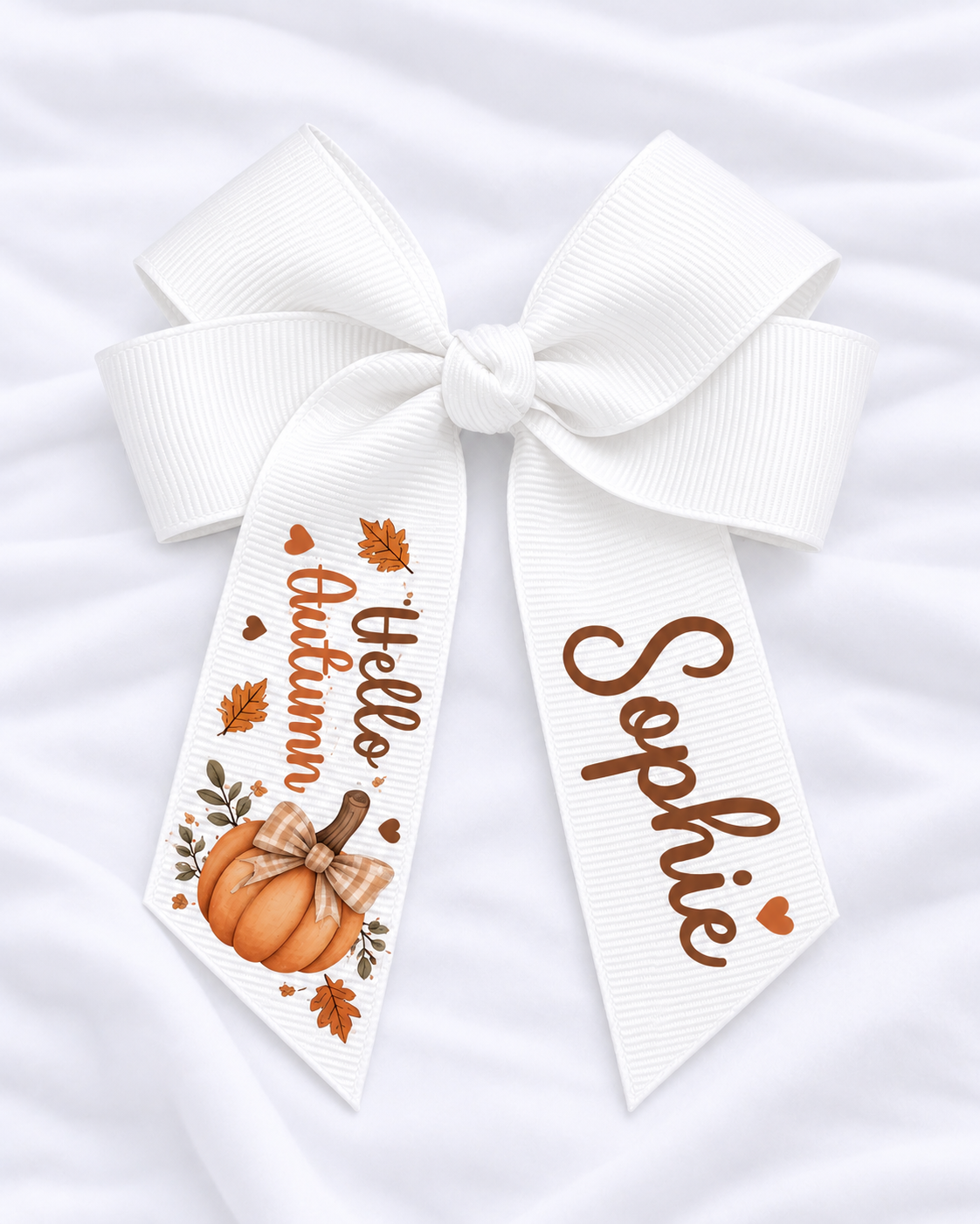 Personalised Girls Hair Bow | Custom Name Kids Bow