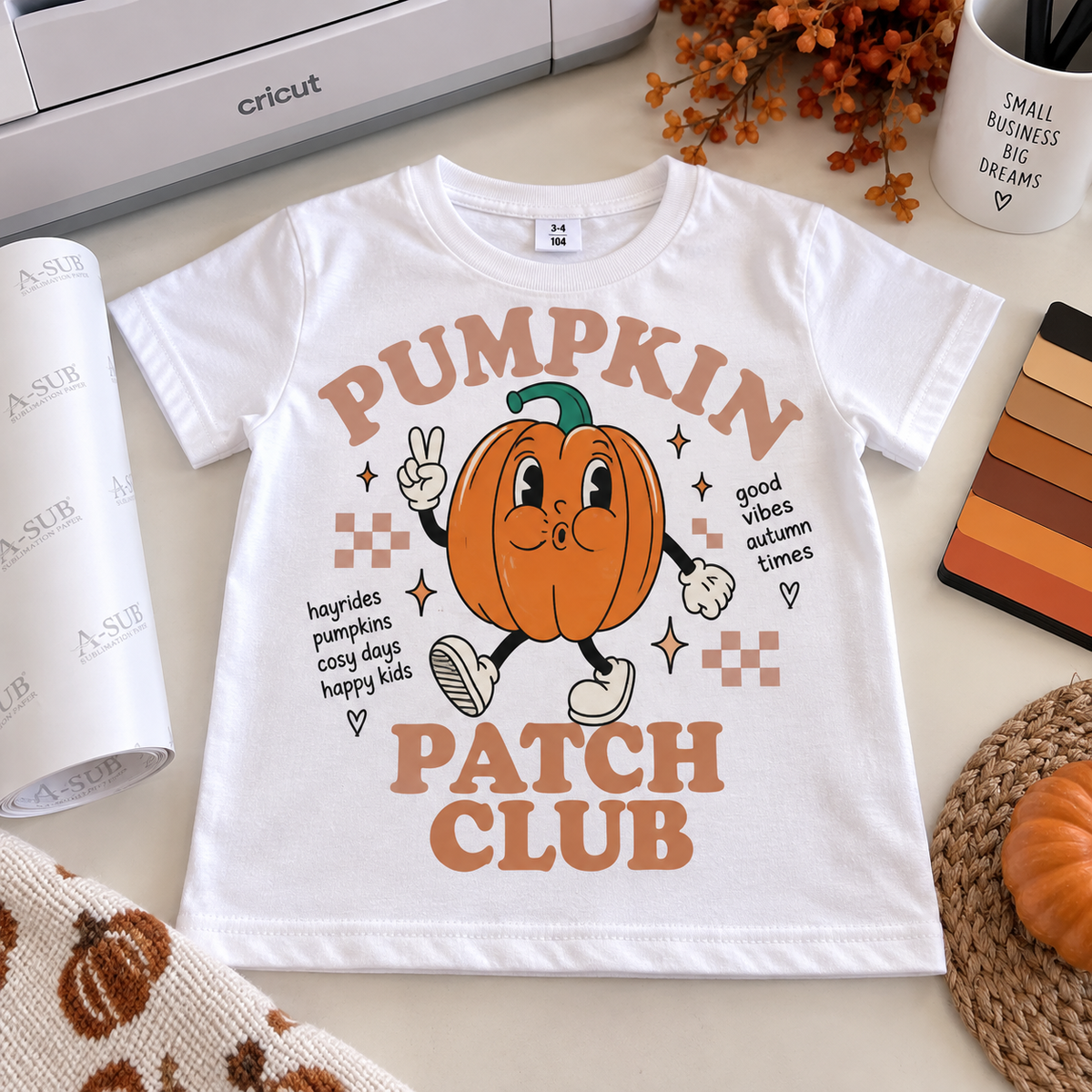 Pumpkin Patch Club Kids T-Shirt | Autumn Children’s Tee