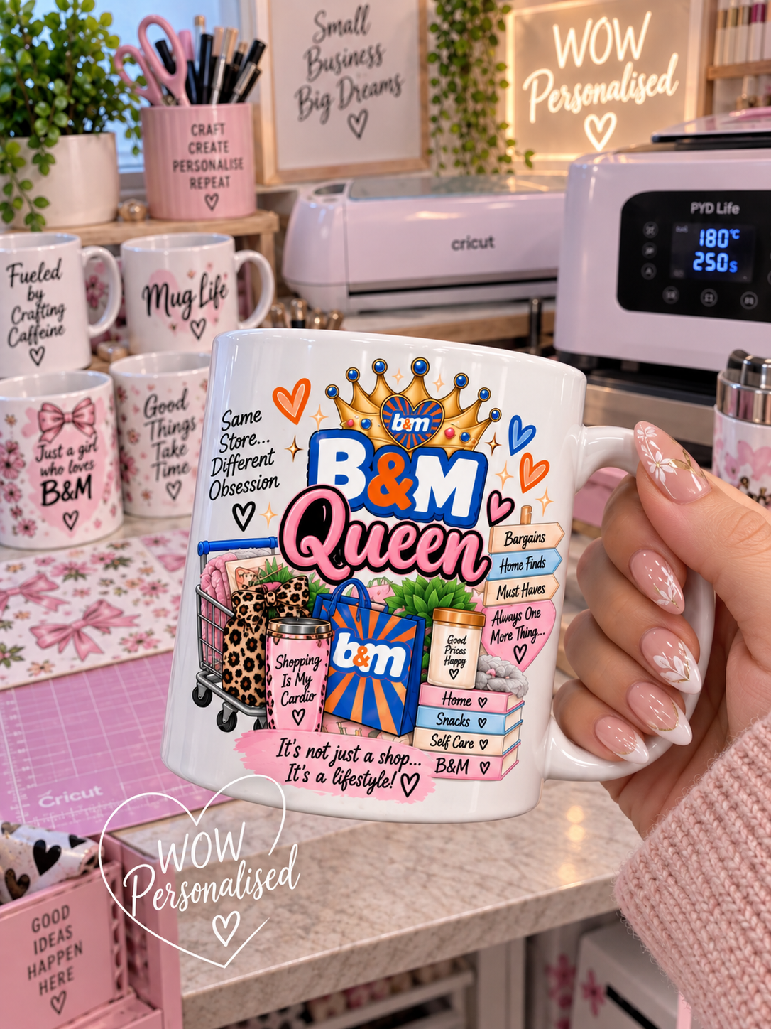 B&M Queen Mug | Funny B&M Shopper Gift | 11oz Mug