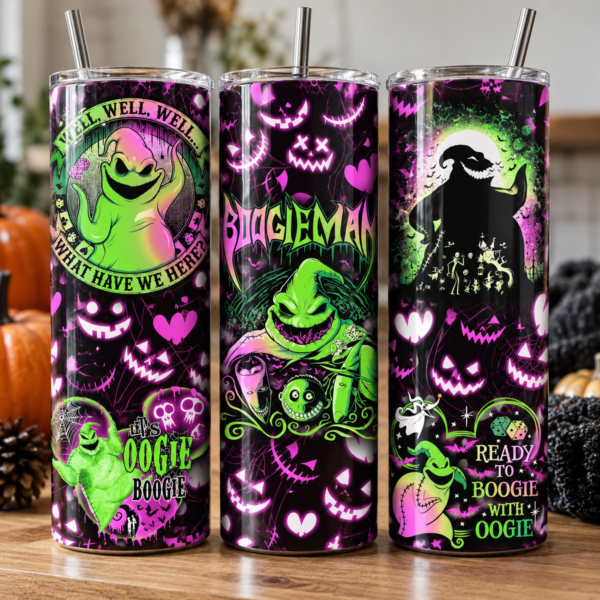 Oogie Boogie Inspired Halloween 20oz Tumbler | Spooky Cup