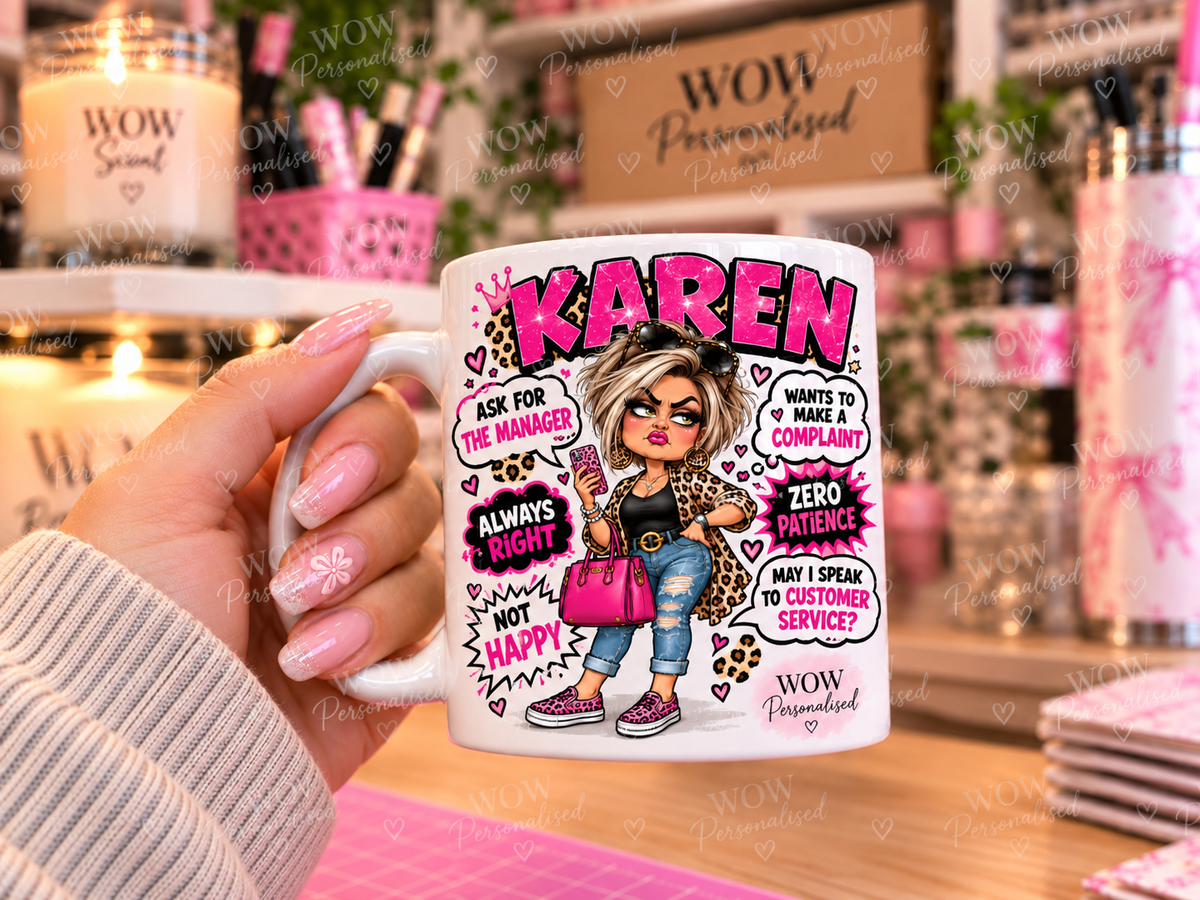 Funny Karen Mug – Ask for the Manager 11oz Novelty Gift | WOW Personalised