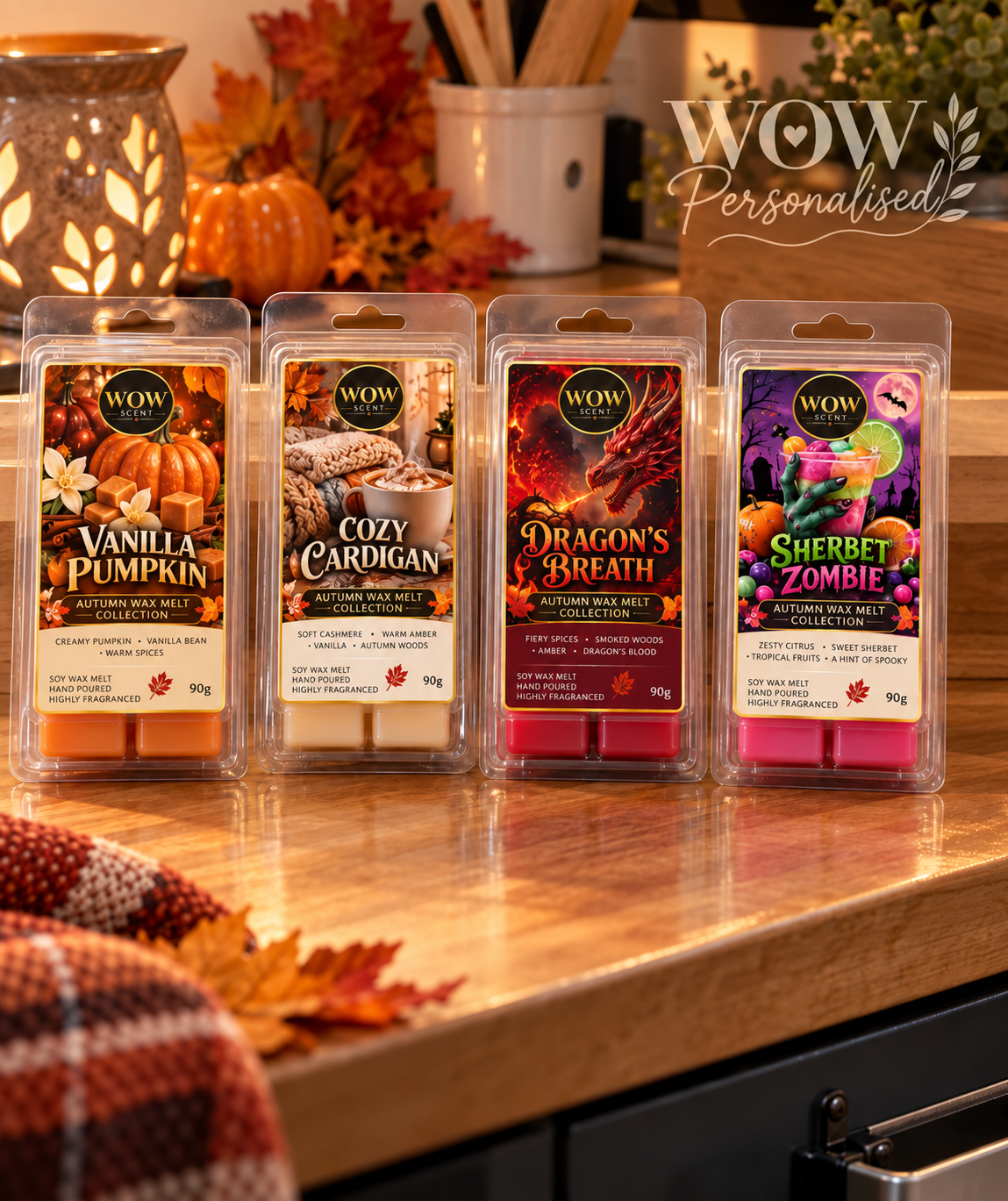 Autumn Wax Melt Collection – Mixed Scent Box | WOW Scent