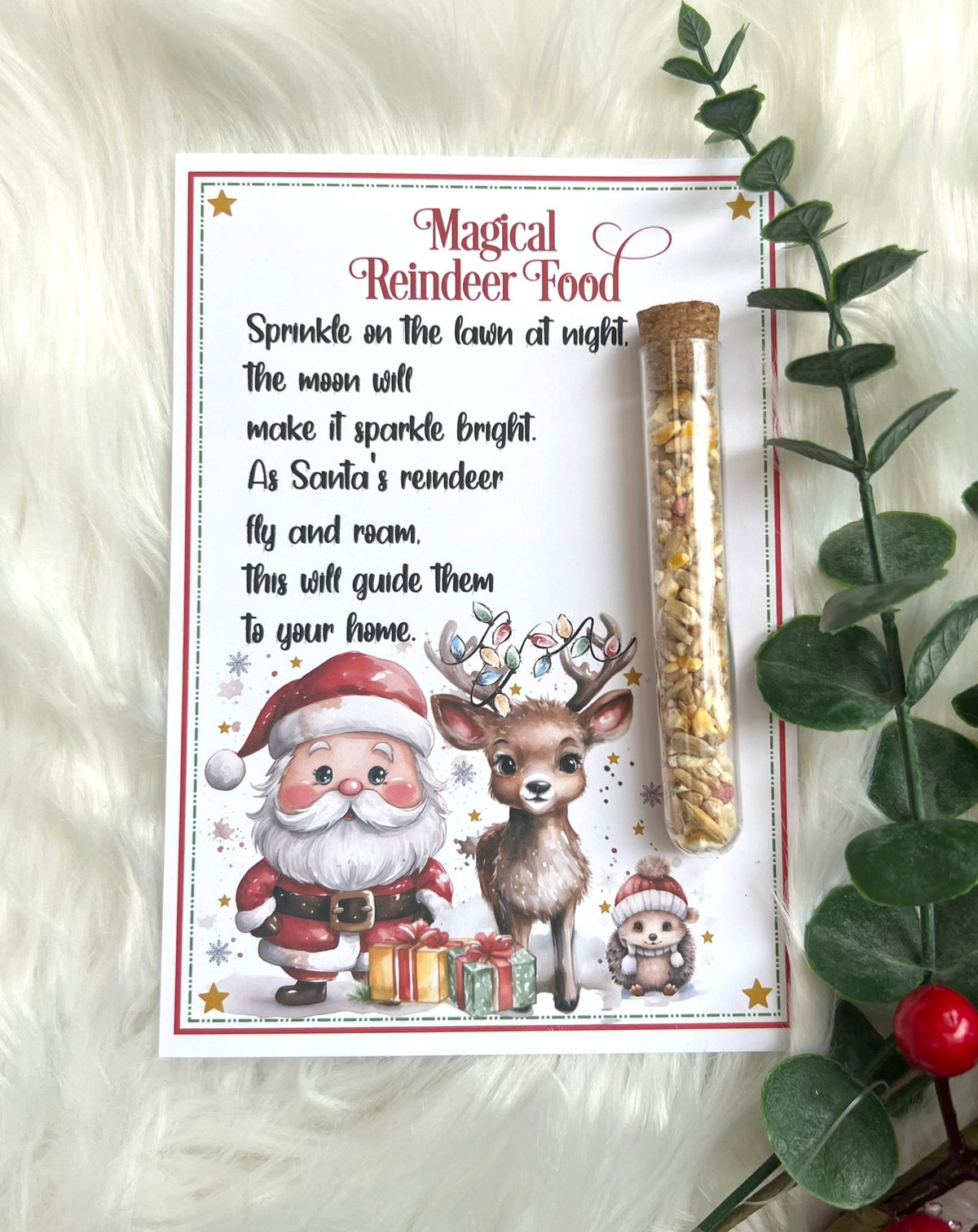 Personalised Elf Return Cushion – Christmas Eve Elf Pillow with Custom Name