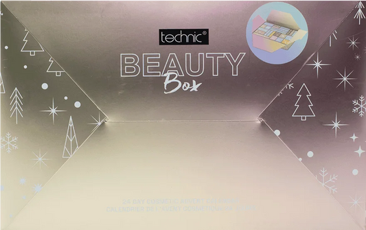 Technic Beauty Box Cosmetic 24 Day Advent Gift Set – Designs May Vary