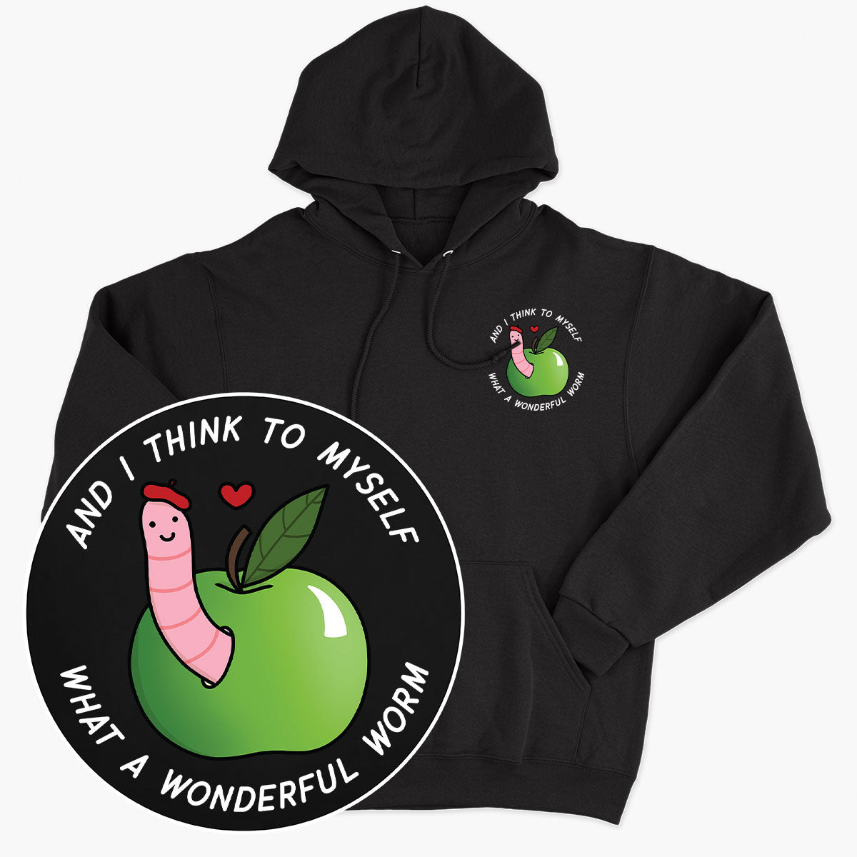 A Wonderful Worm Hoodie (Unisex)