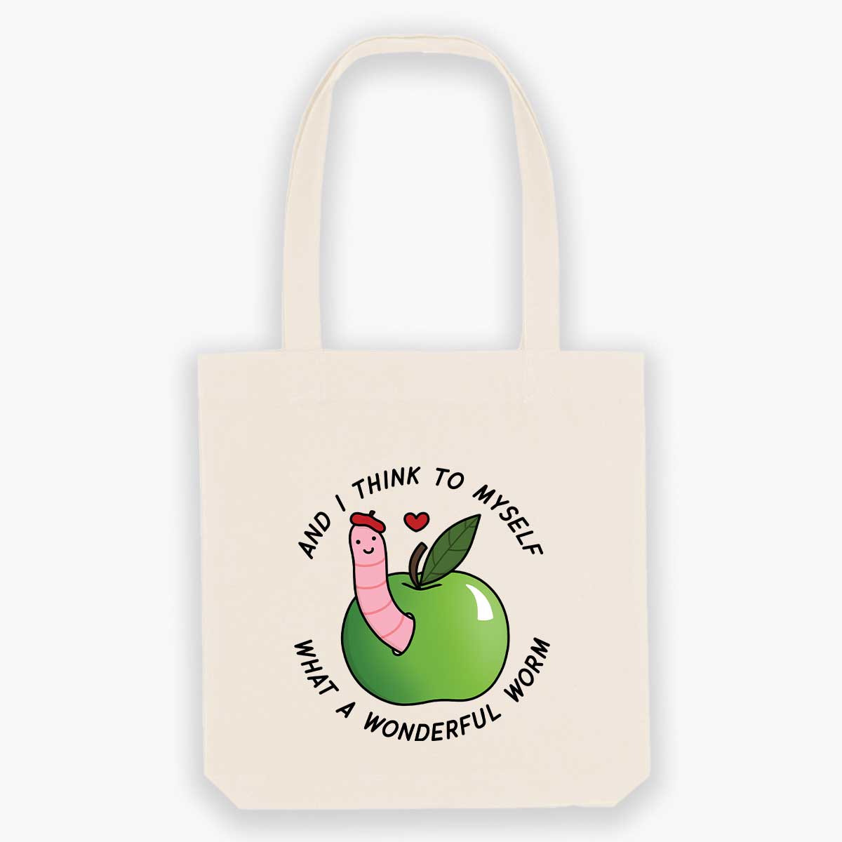 A Wonderful Worm Tote Bag