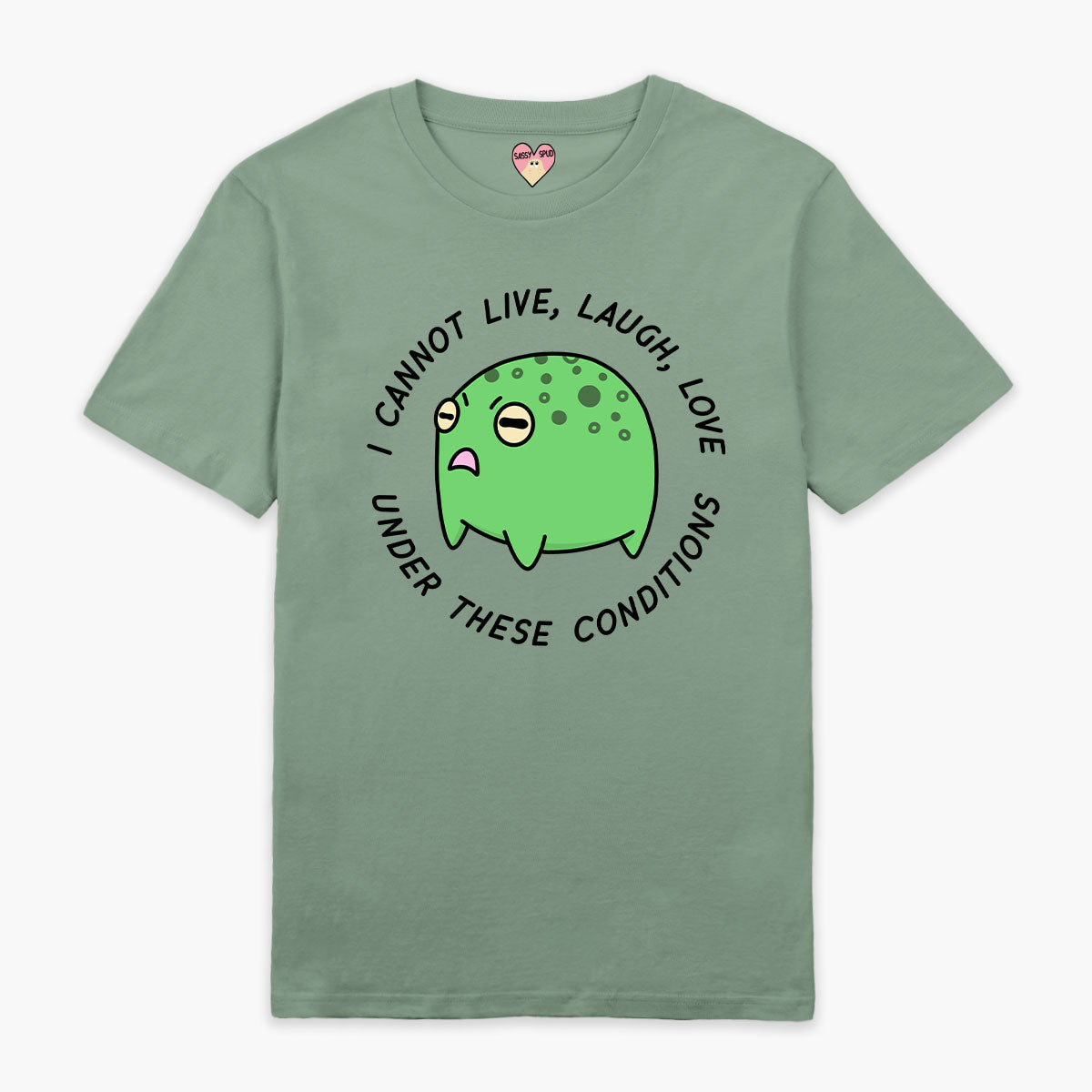 Angry Frog Full Print T-Shirt (Unisex)
