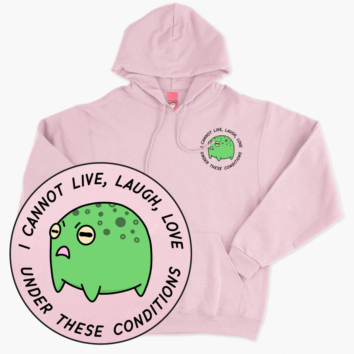 Angry Frog Hoodie (Unisex)