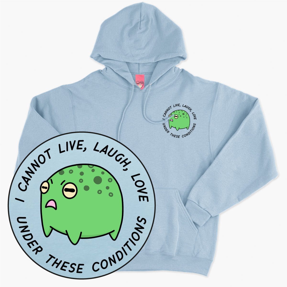 Angry Frog Hoodie (Unisex)
