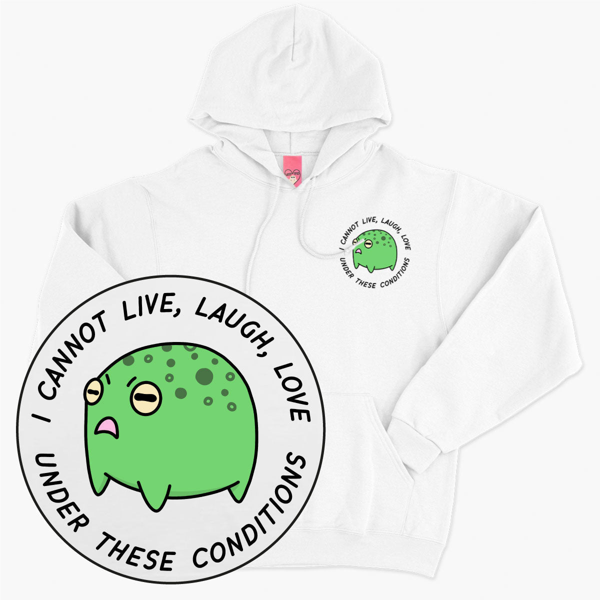 Angry Frog Hoodie (Unisex)