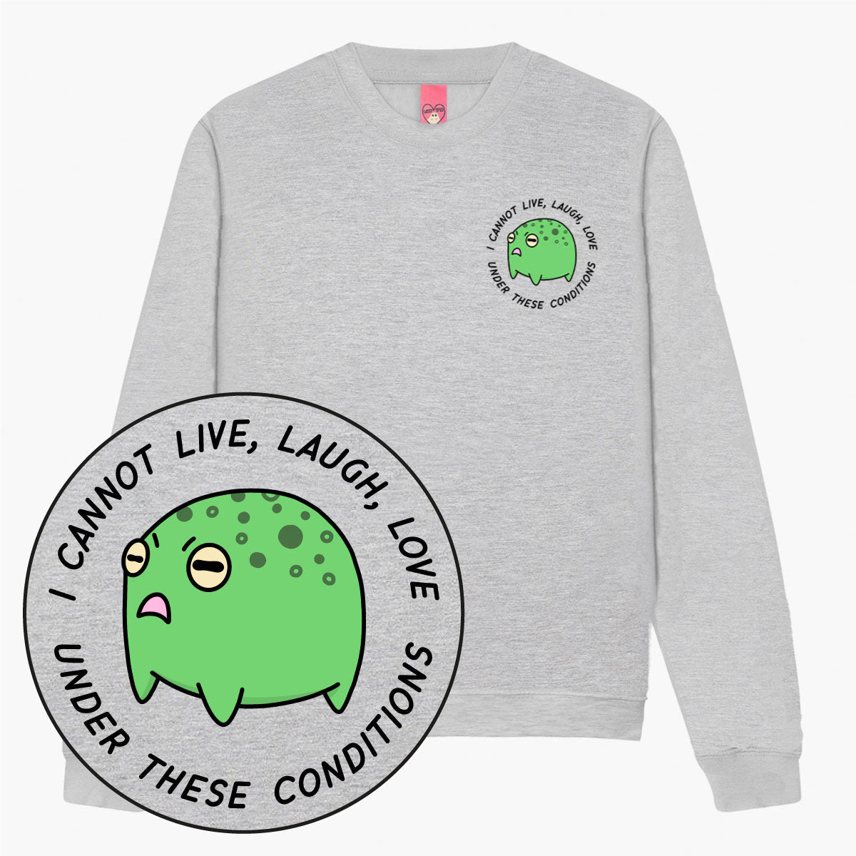 Angry Frog Sweatshirt (Unisex)