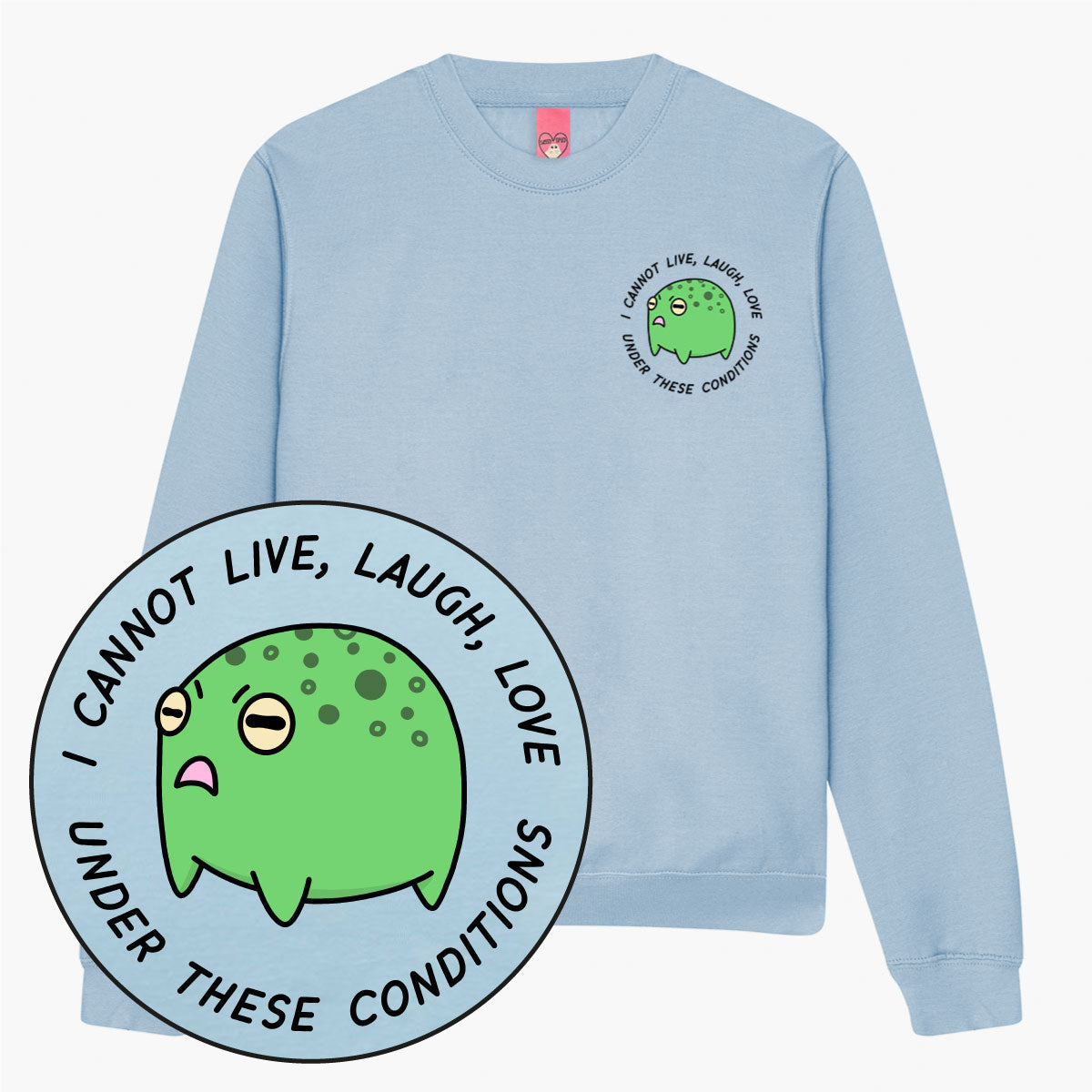 Angry Frog Sweatshirt (Unisex)