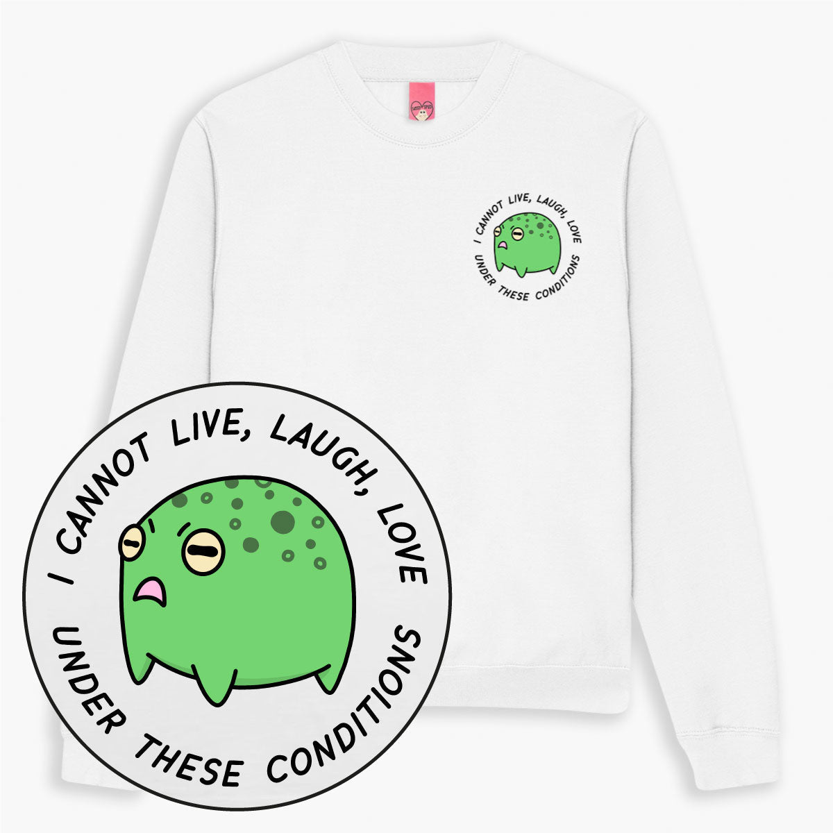 Angry Frog Sweatshirt (Unisex)