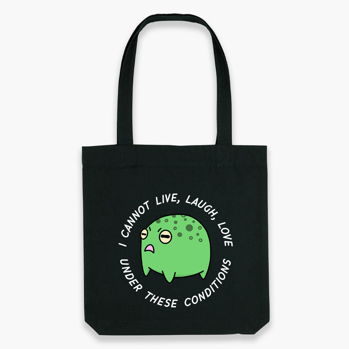 Angry Frog Tote Bag