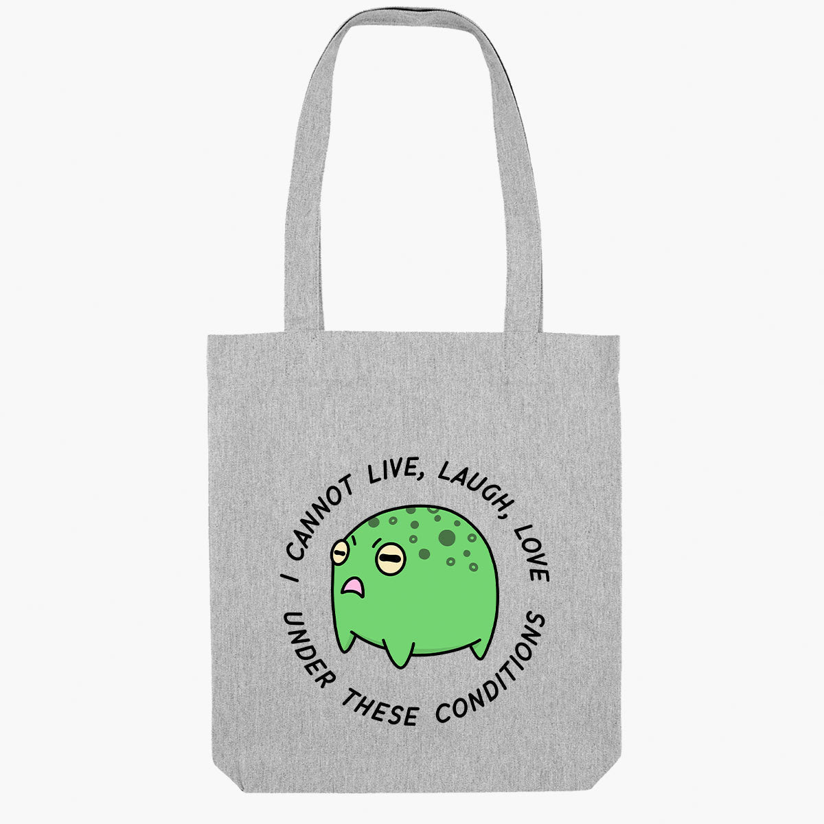 Angry Frog Tote Bag