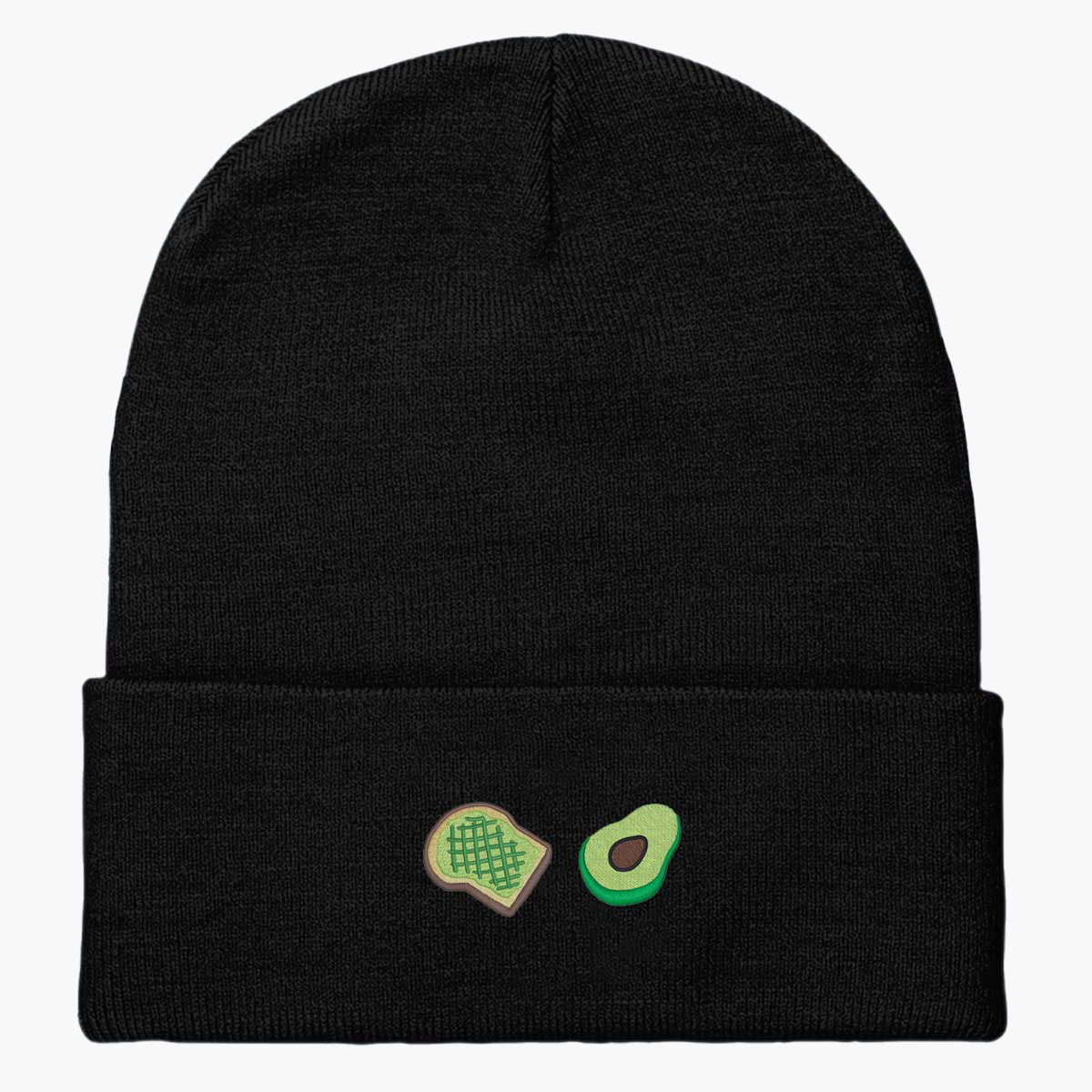 Avocado Toast Embroidered Beanie