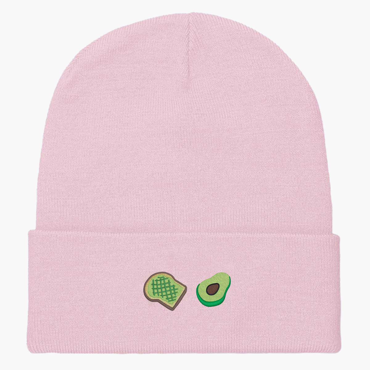 Avocado Toast Embroidered Beanie