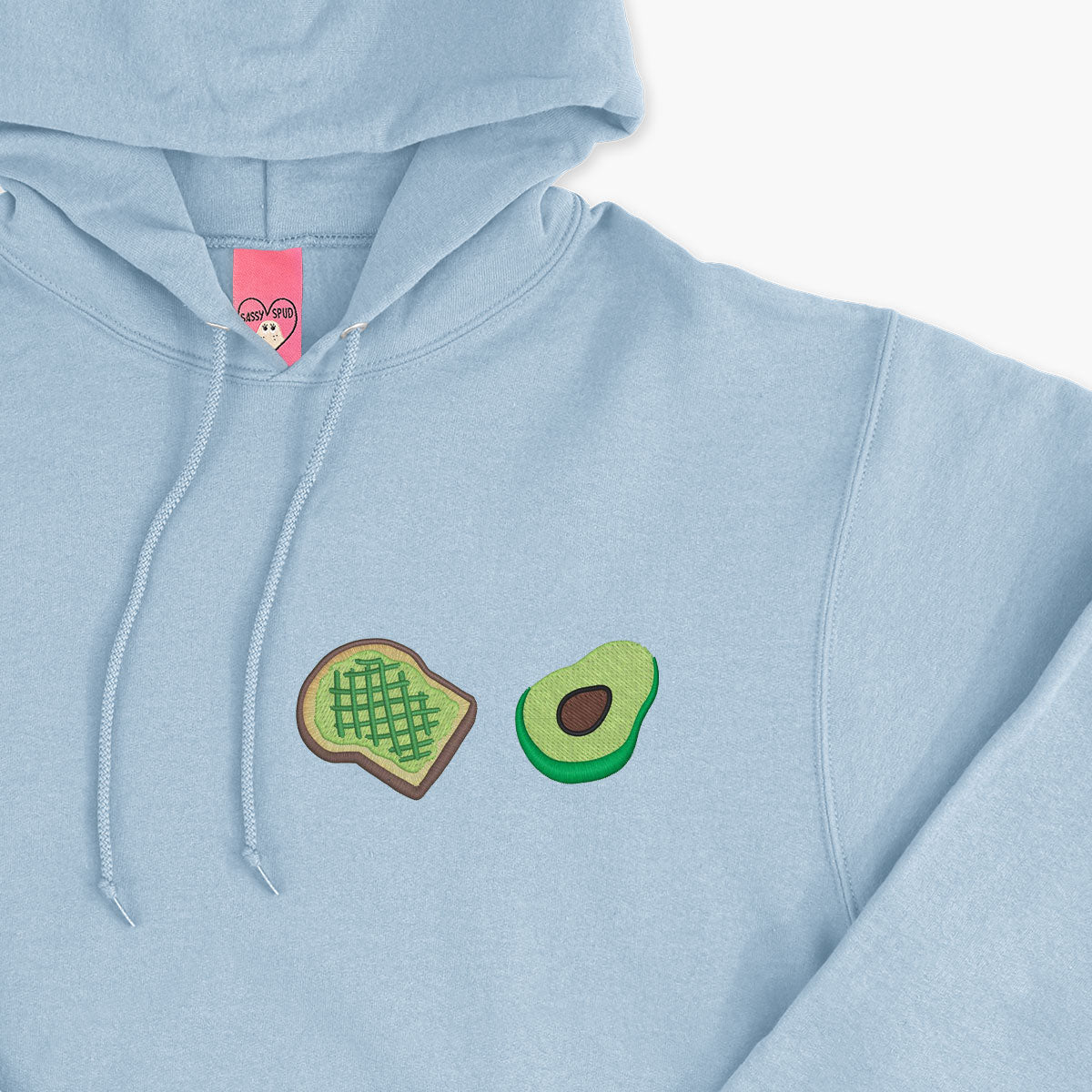 Avocado Toast Embroidered Hoodie (Unisex)