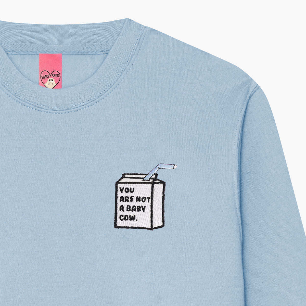 Baby Cow Embroidered Sweatshirt (Unisex)