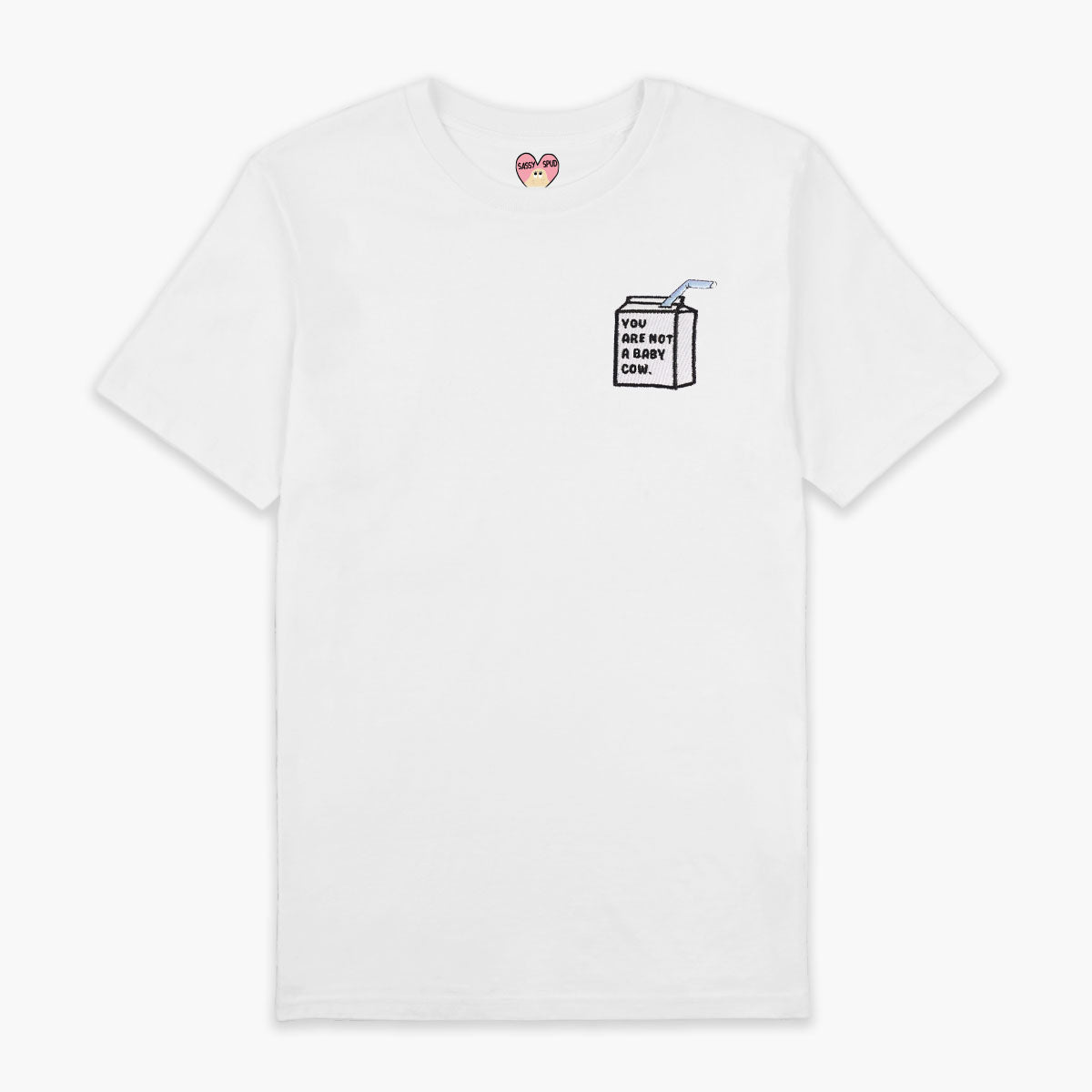 Baby Cow Embroidered T-Shirt (Unisex)