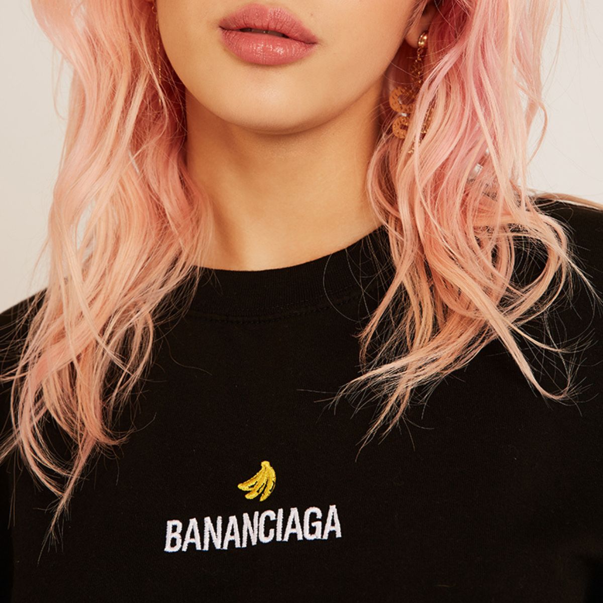 Bananciaga Embroidered T-Shirt (Unisex)