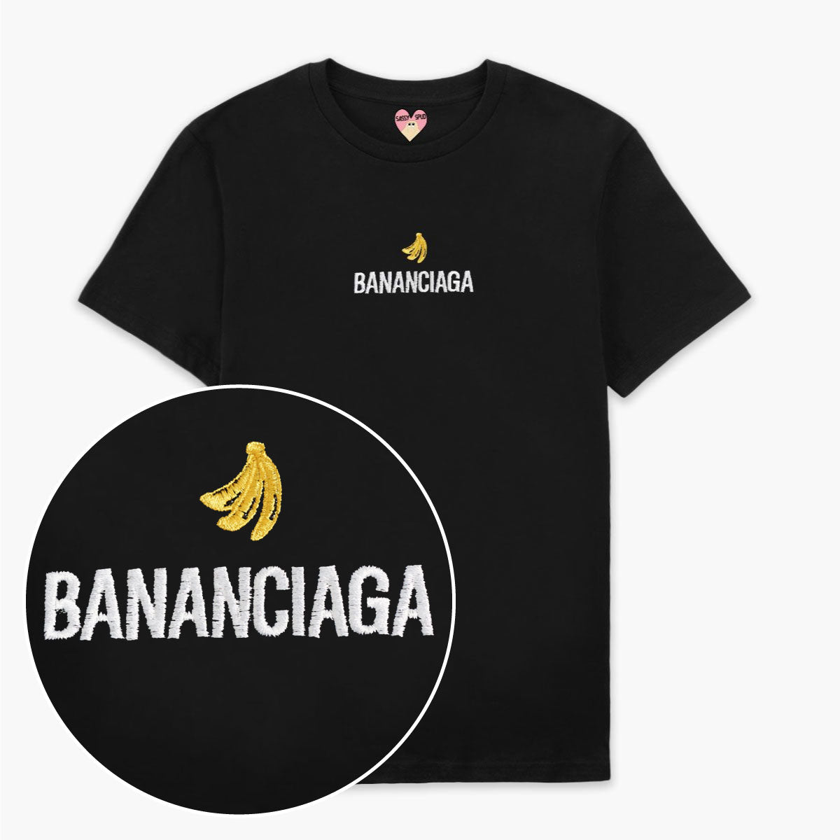 Bananciaga Embroidered T-Shirt (Unisex)