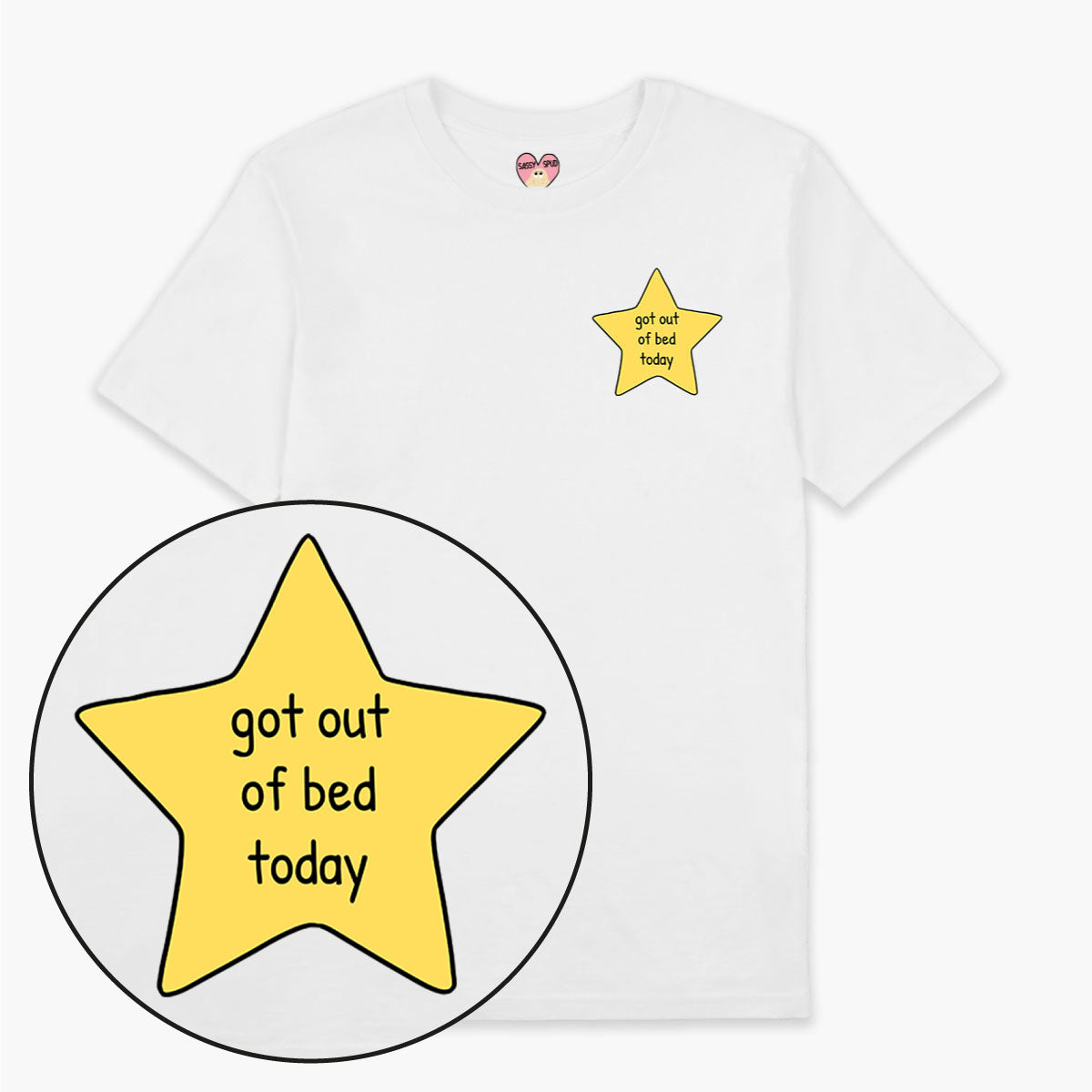 Bed Gold Star T-Shirt (Unisex)