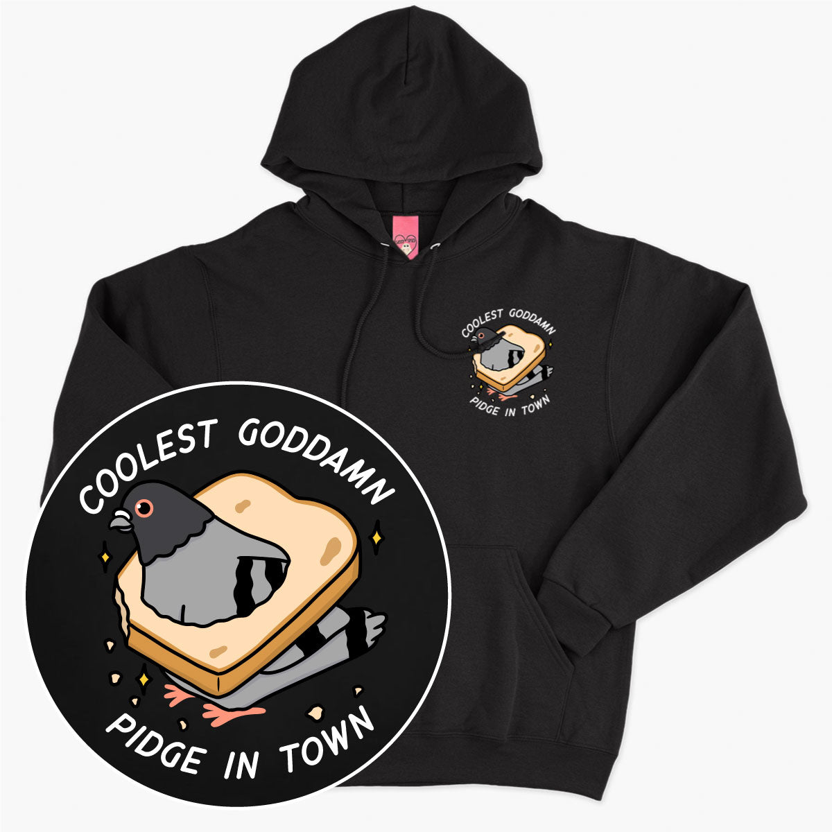 Bread Pigeon Hoodie (Unisex)