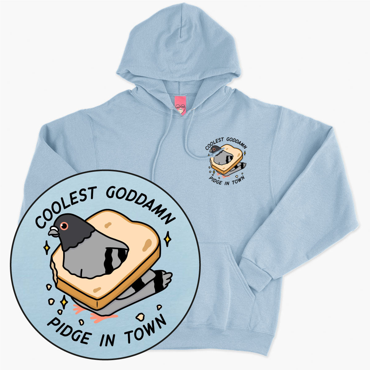 Bread Pigeon Hoodie (Unisex)