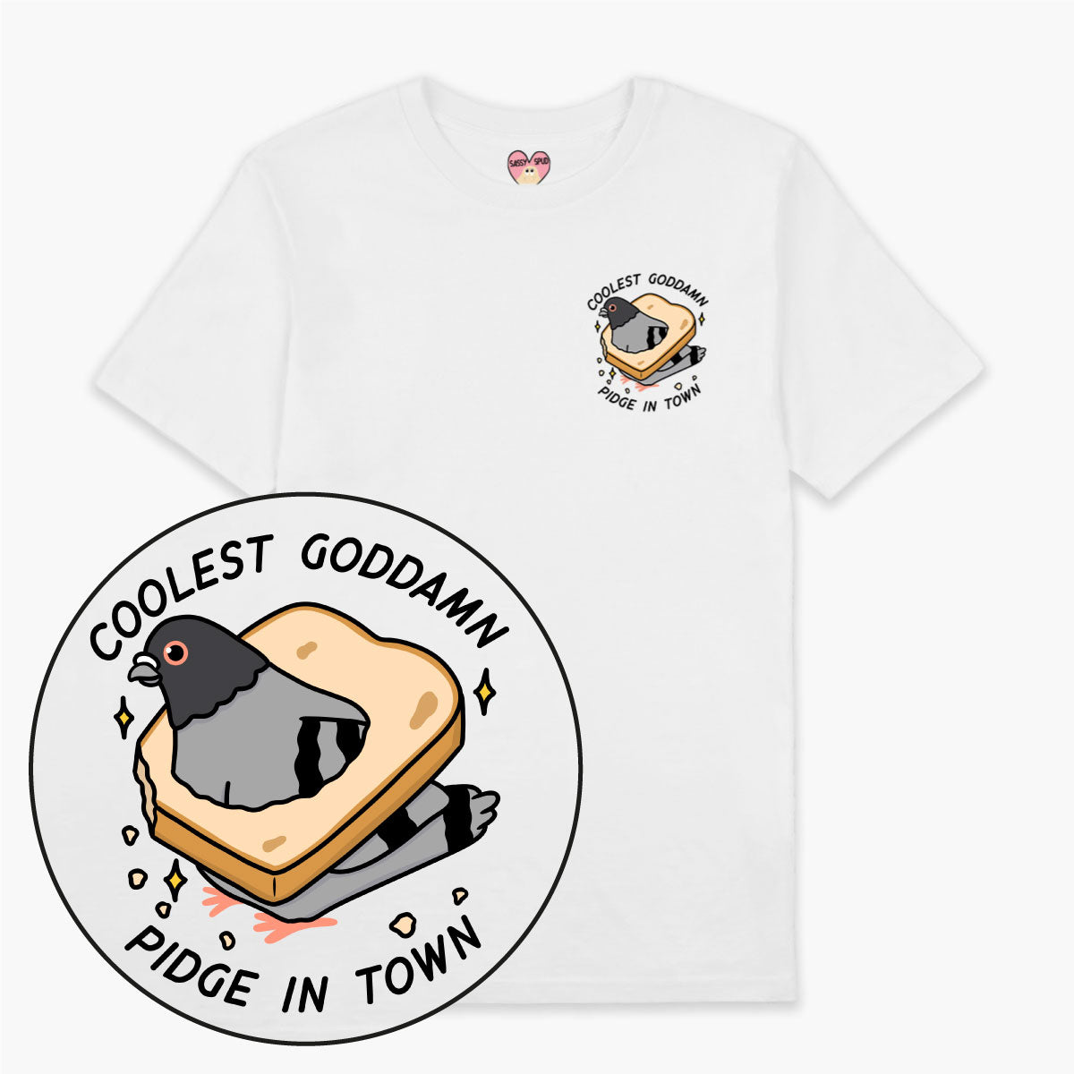 Bread Pigeon T-Shirt (Unisex)