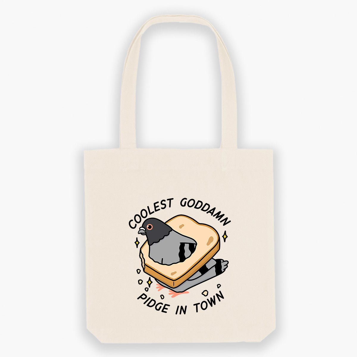 Bread Pigeon Tote Bag