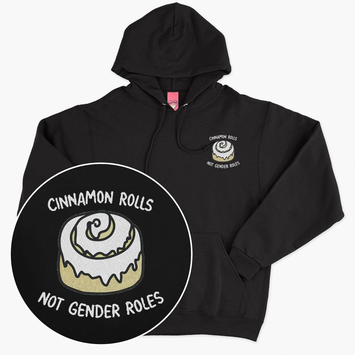 Cinnamon Rolls Embroidered Hoodie (Unisex)