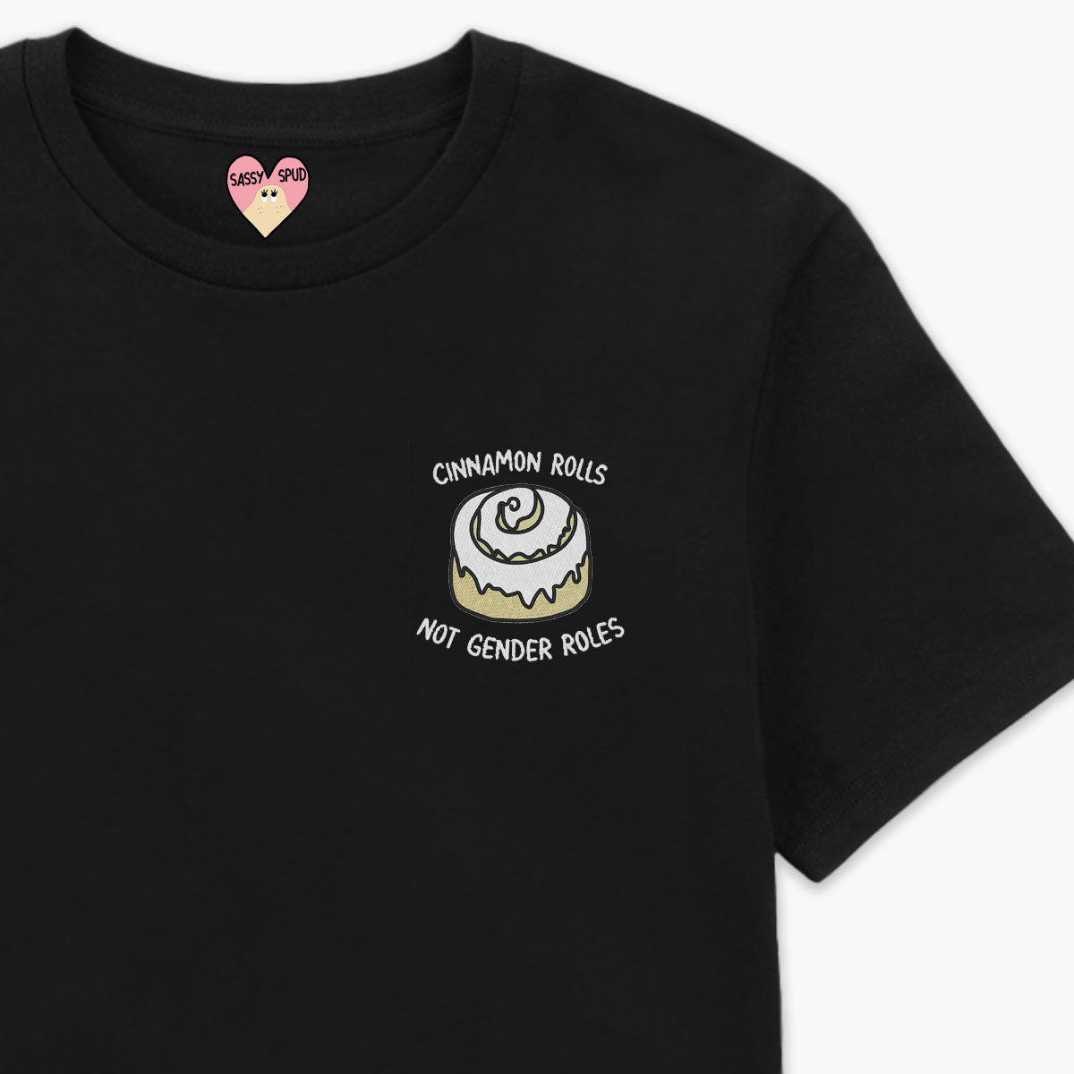 Cinnamon Rolls Embroidered T-Shirt (Unisex)