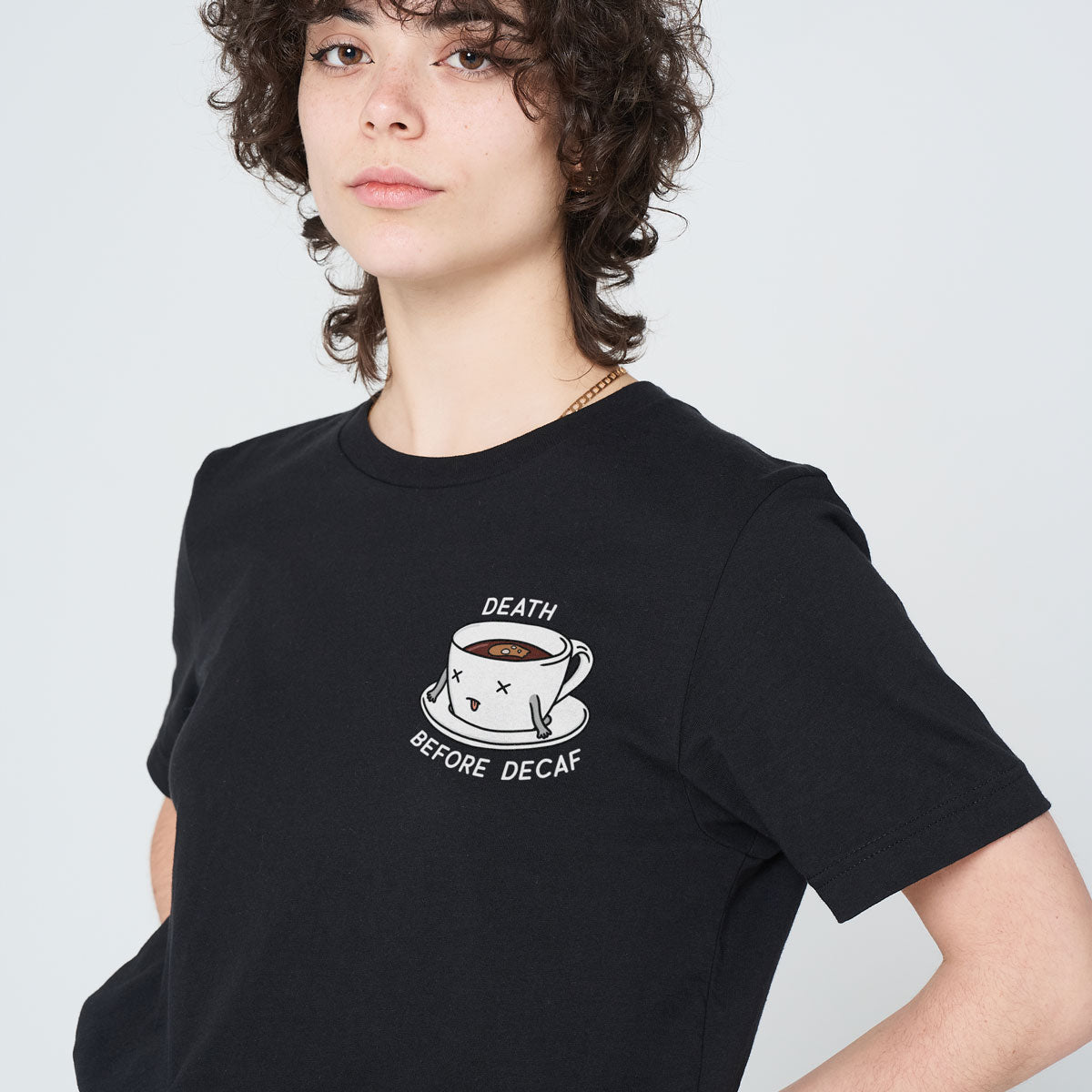 Death Before Decaf T-Shirt (Unisex)