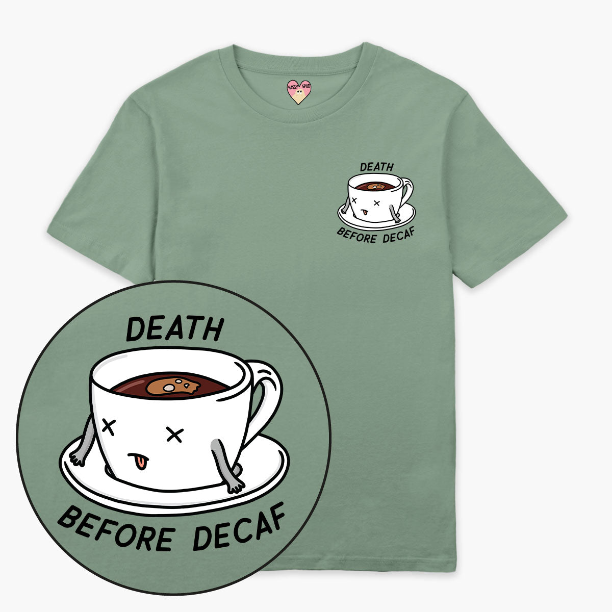 Death Before Decaf T-Shirt (Unisex)