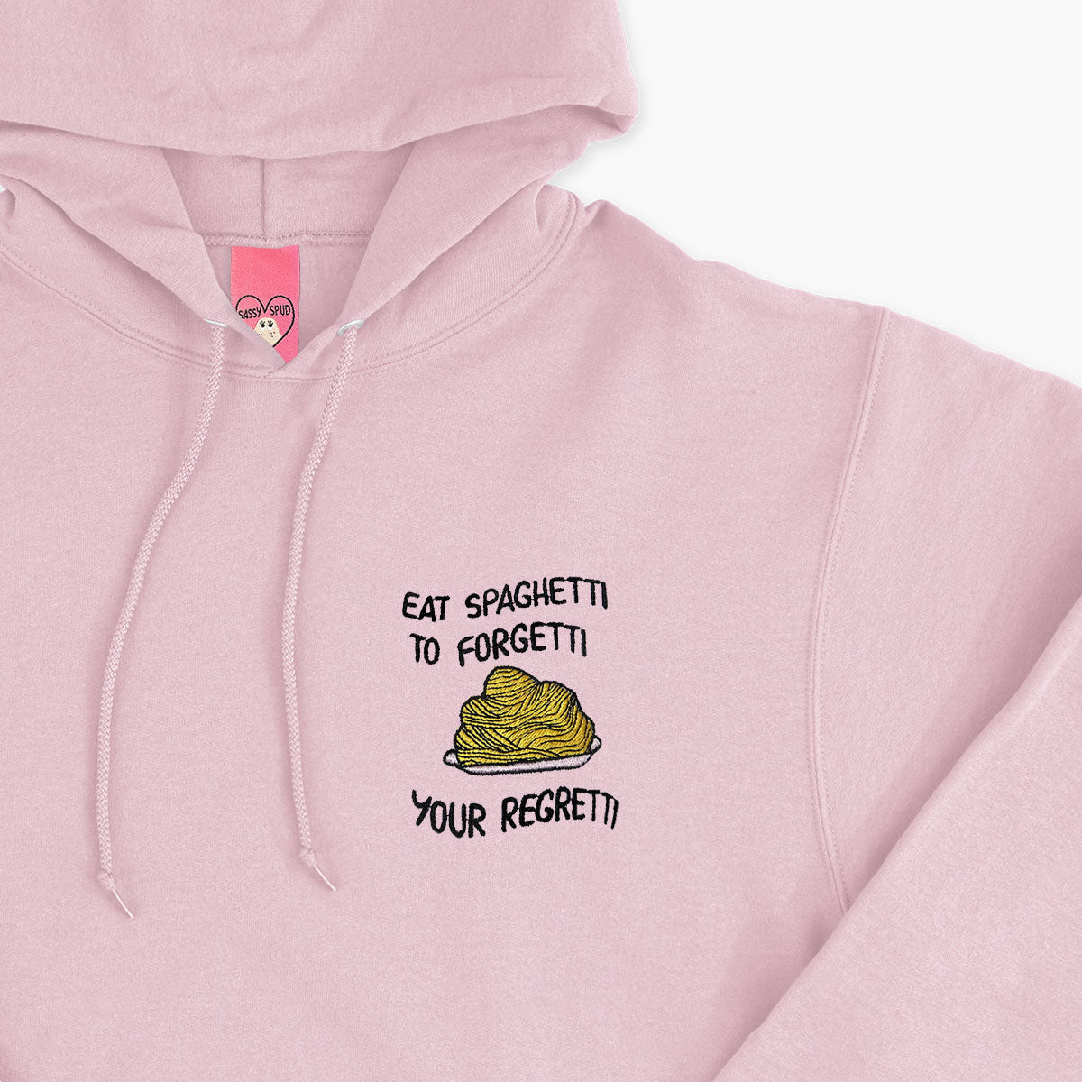 Eat Spaghetti Embroidered Hoodie (Unisex)
